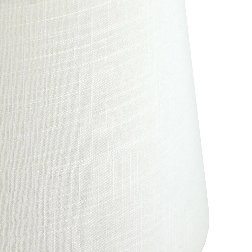 slide 5 of 6, allen + roth Allen + roth 7-in x 10-in White Fabric Drum Lamp Shade 7-in x 10-in White Fabric Drum Lamp Shade, 1 ct