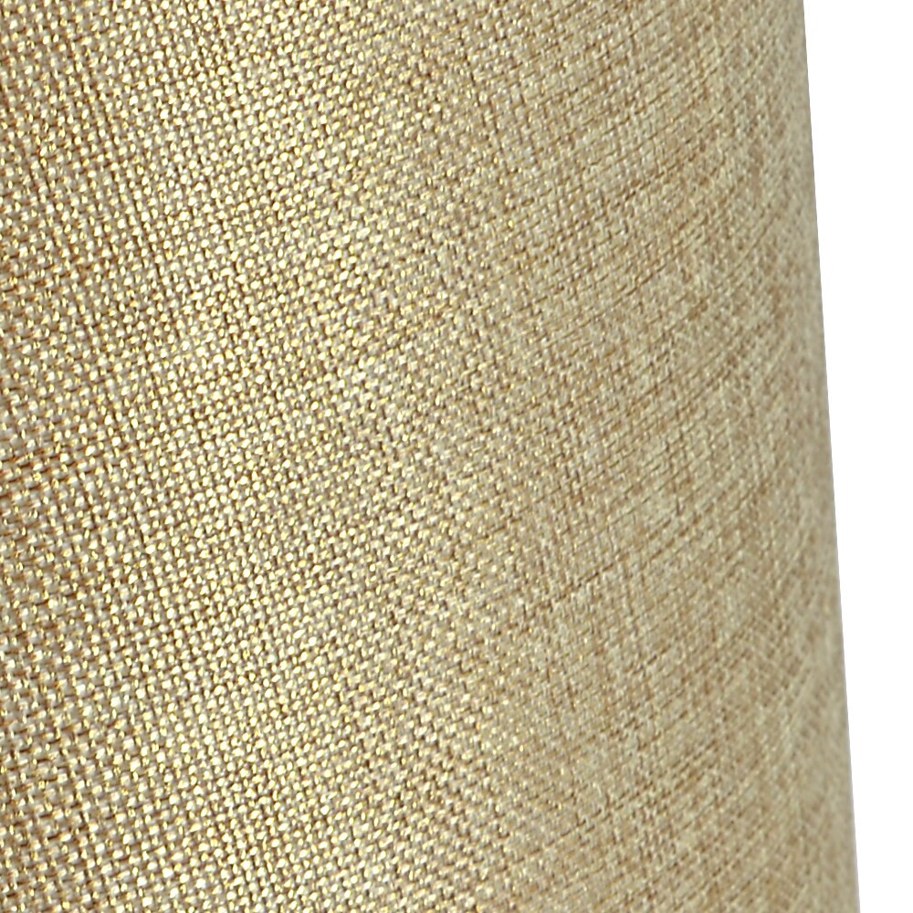 slide 5 of 6, allen + roth 9-in x 13-in Gold Fabric Drum Lamp Shade, 1 ct