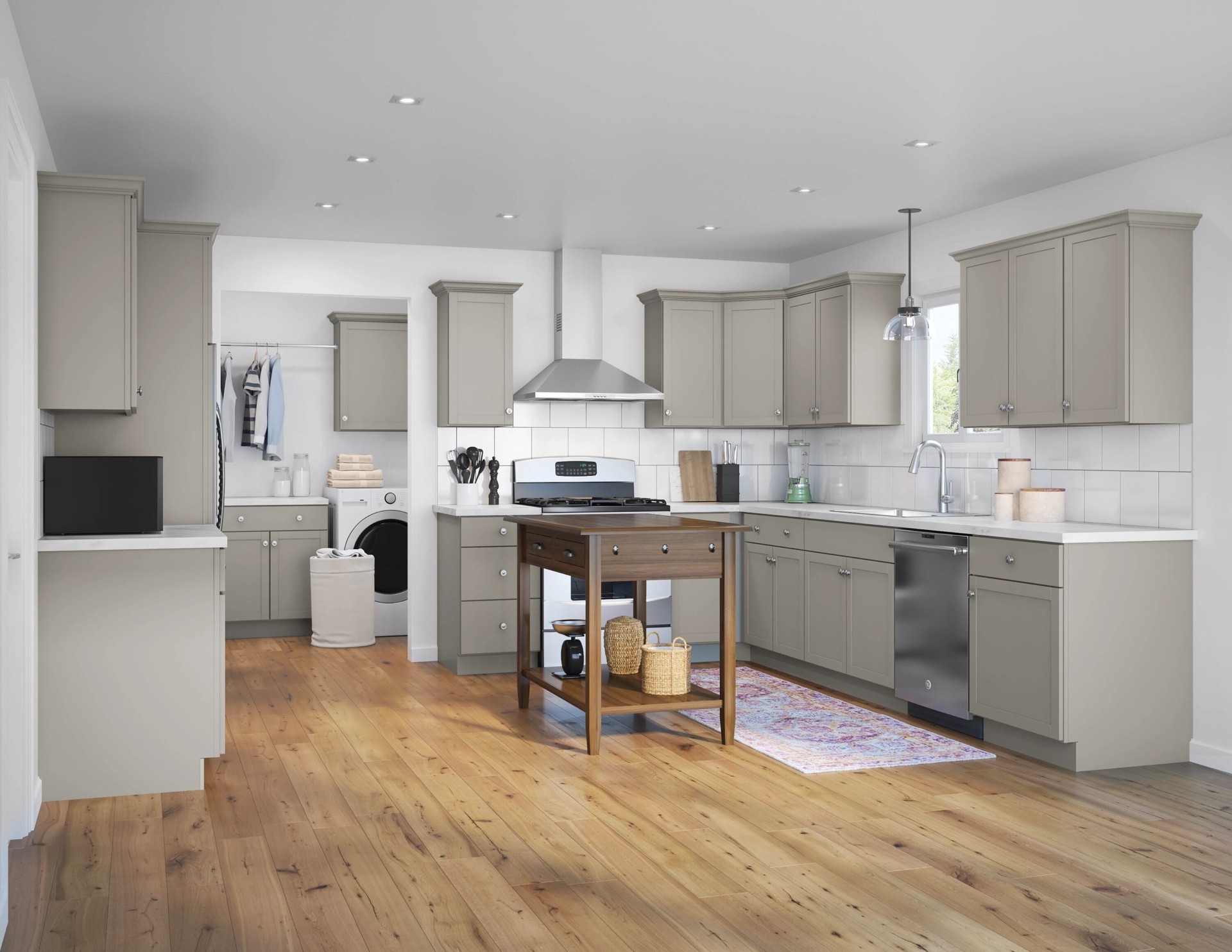 slide 3 of 6, Project Source Burlington Cabinet Touch-up Kit 2 W x 2 H x 0.1 D Gray Painted, 1 ct