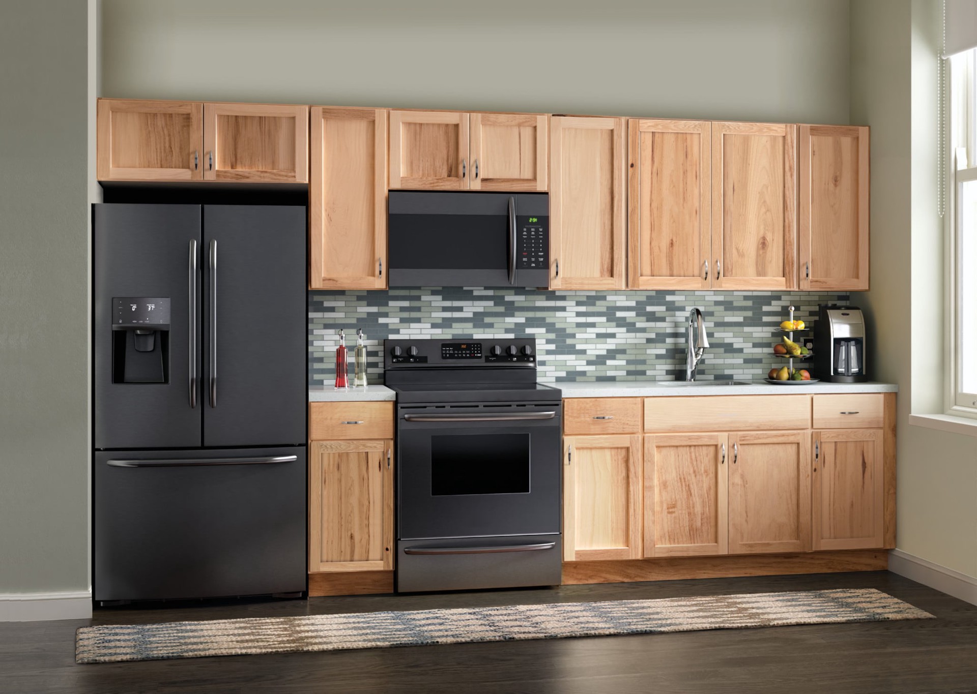 slide 2 of 5, Project Source Branson Cabinet Touch-up Kit 2-in W x 2-in H x 0.1-in D Hickory Stained, 1 ct