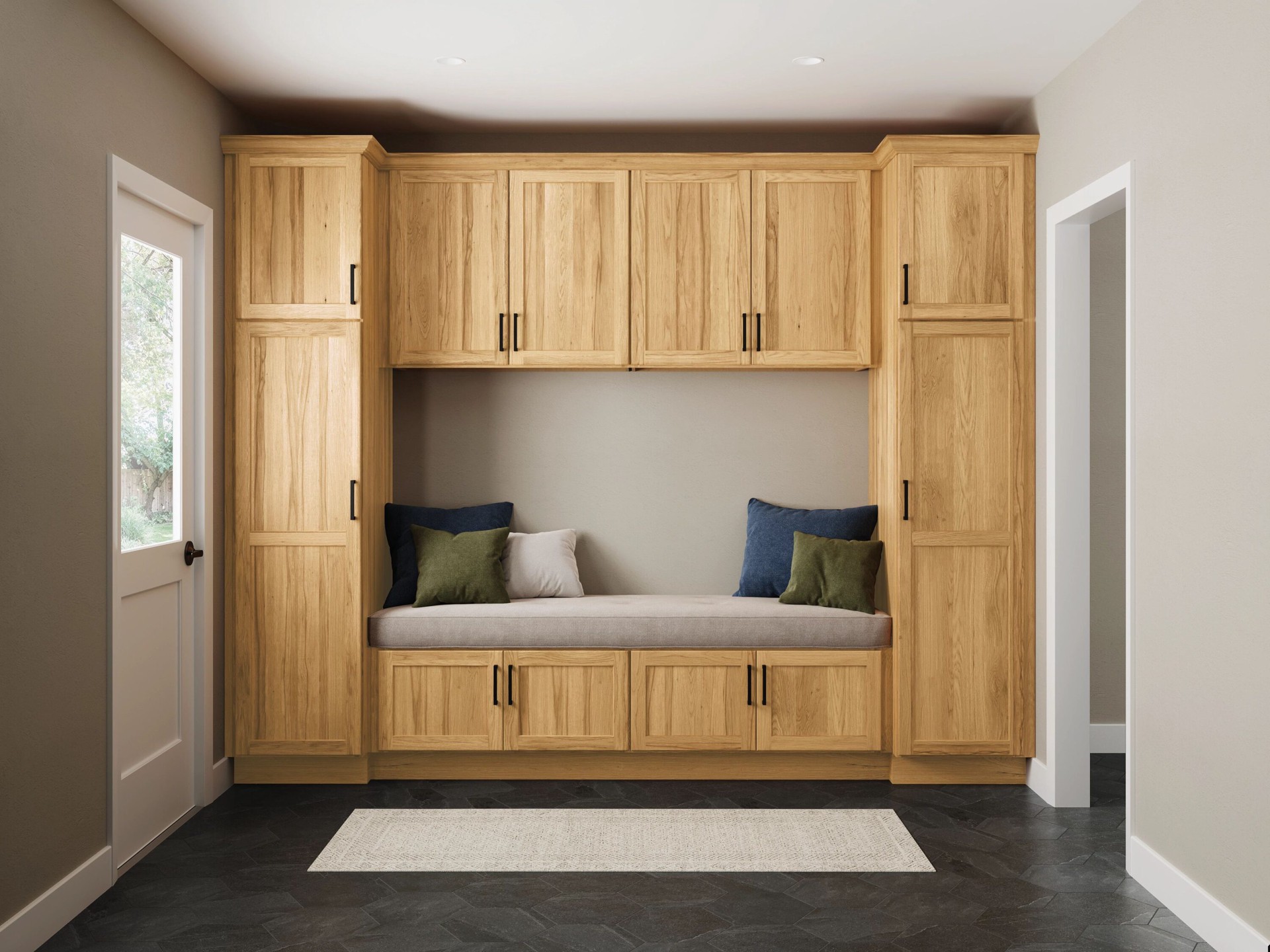 slide 3 of 5, Project Source Branson Cabinet Touch-up Kit 2-in W x 2-in H x 0.1-in D Hickory Stained, 1 ct