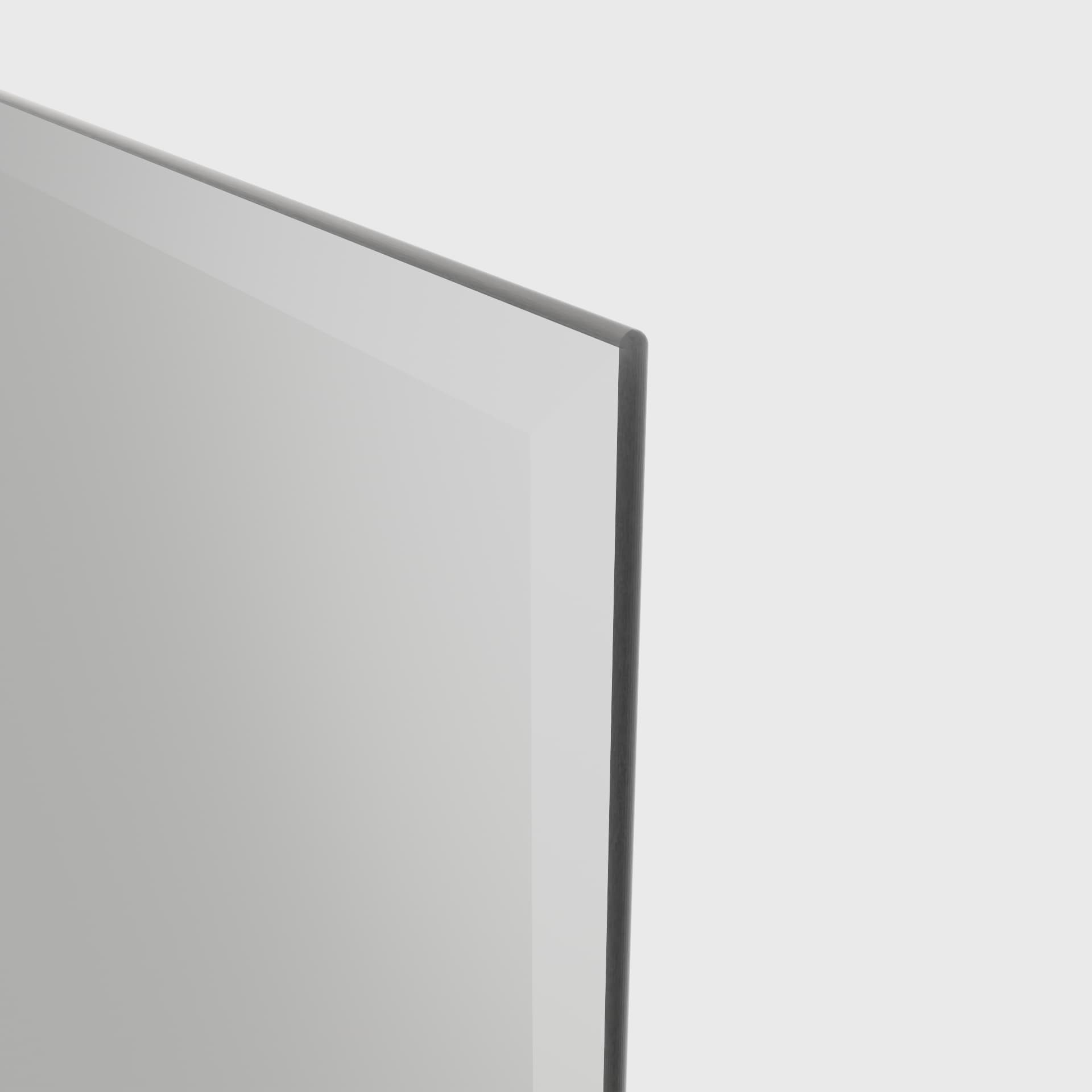 slide 6 of 6, Project Source 16-in W x 58.0-in H Rectangle Silver Beveled Frameless Full Length Wall Mirror, 1 ct