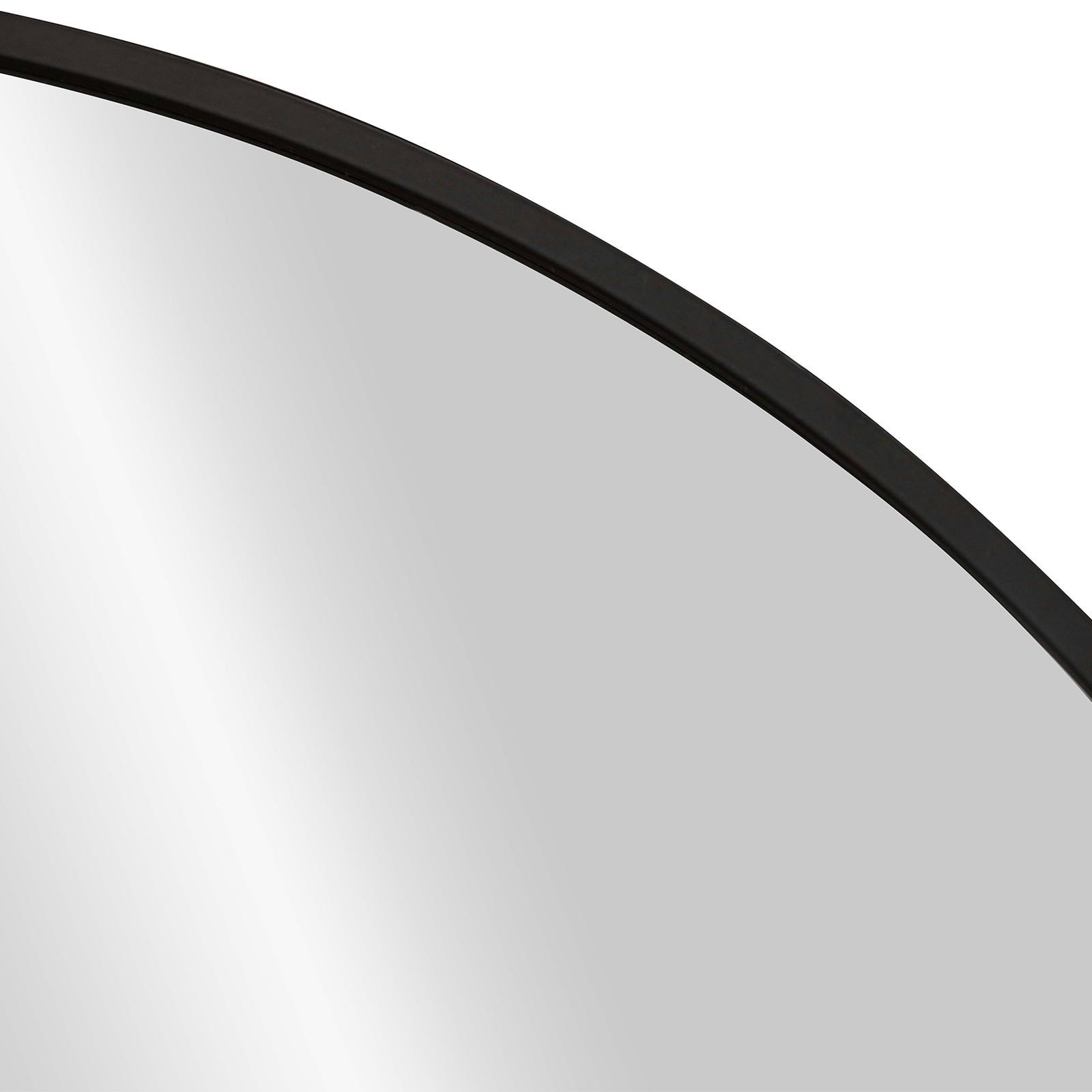 slide 4 of 6, Origin 21 24-in W x 39.0-in H Arch Black Framed Wall Mirror, 1 ct