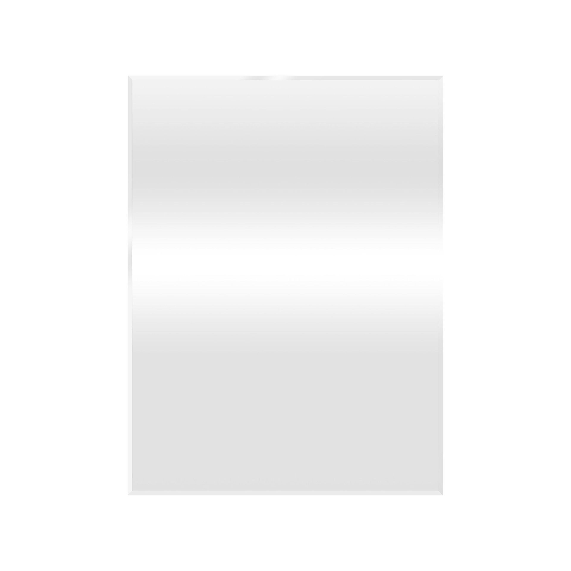 slide 2 of 5, Project Source 36-in W x 48.0-in H Rectangle Silver Beveled Frameless Wall Mirror, 1 ct