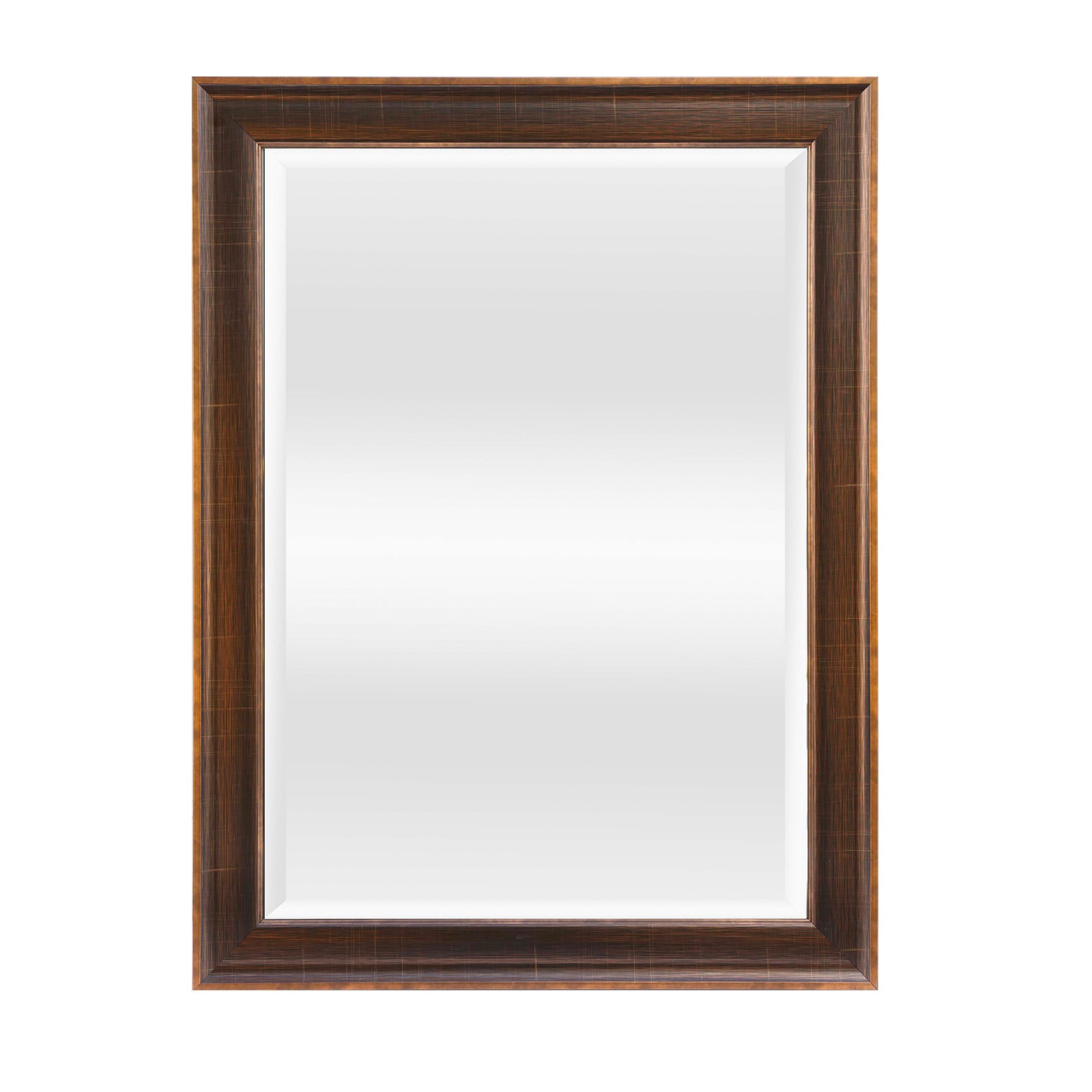 slide 2 of 6, allen + roth 30-in W x 40.0-in H Rectangle Bronze Framed Wall Mirror, 1 ct