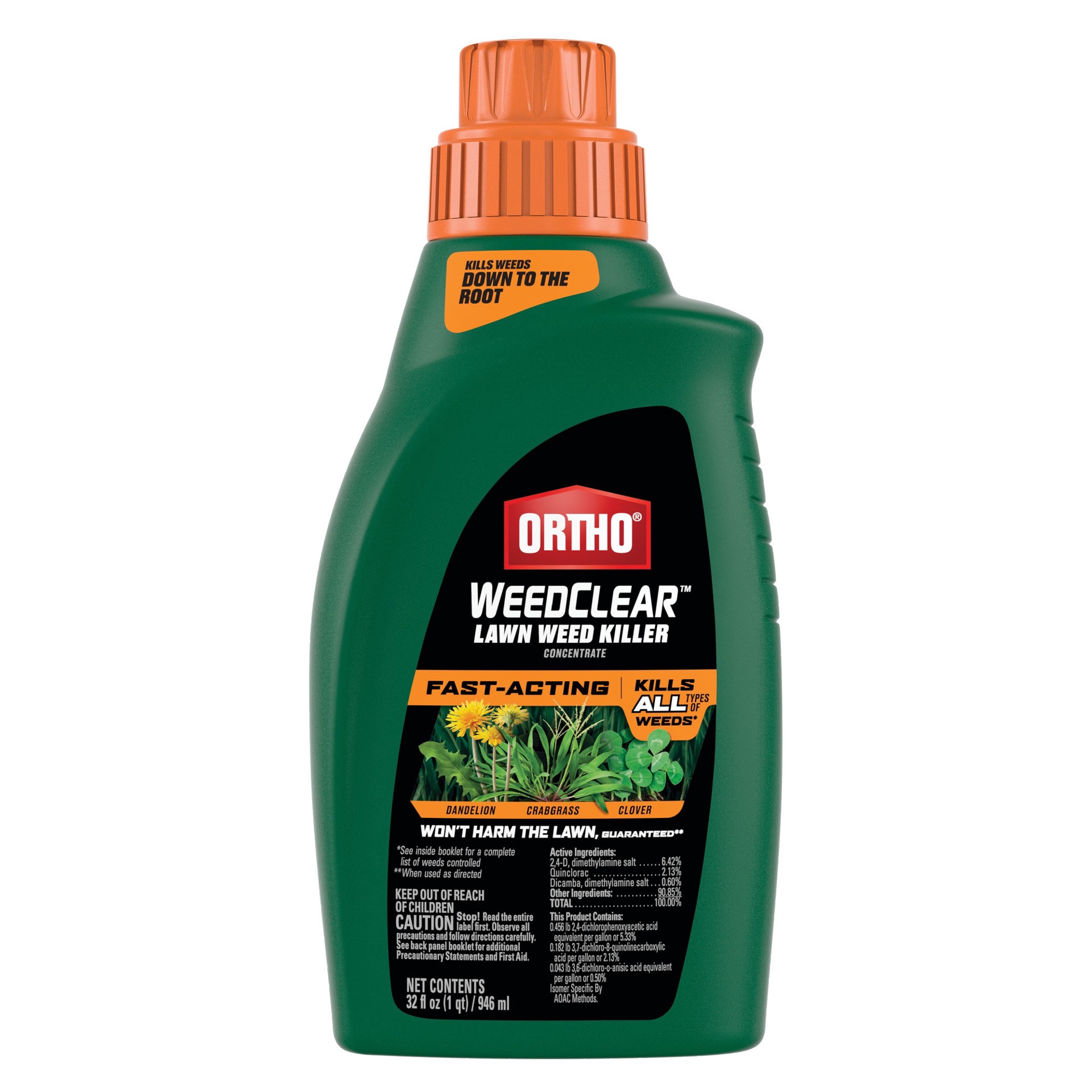 slide 1 of 6, ORTHO WeedClear 32.0 -fl oz Concentrate Lawn Weed Killer, 1 ct