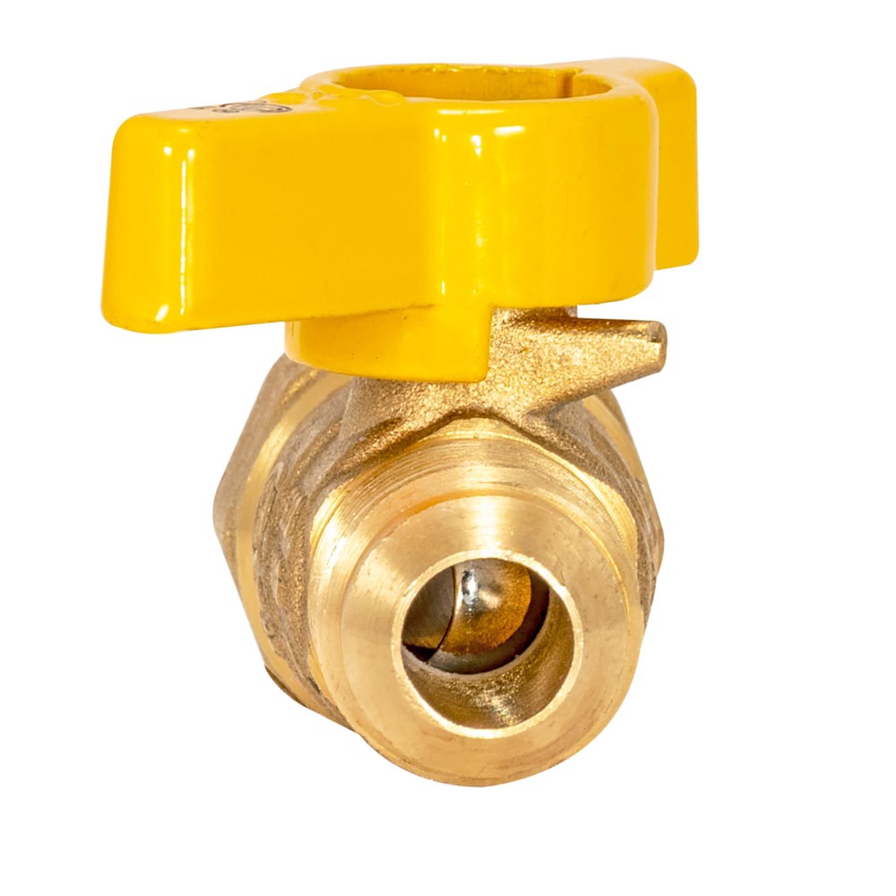 slide 5 of 6, EASTMAN Gas 1/2-in Flare Brass Ball Valve, 1 ct