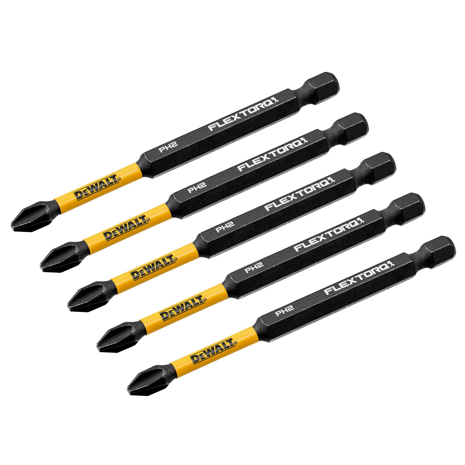slide 5 of 6, DEWALT 1/4-in x 3-1/2-in Phillips Impact Driver Bit 5 -Piece, 1 ct