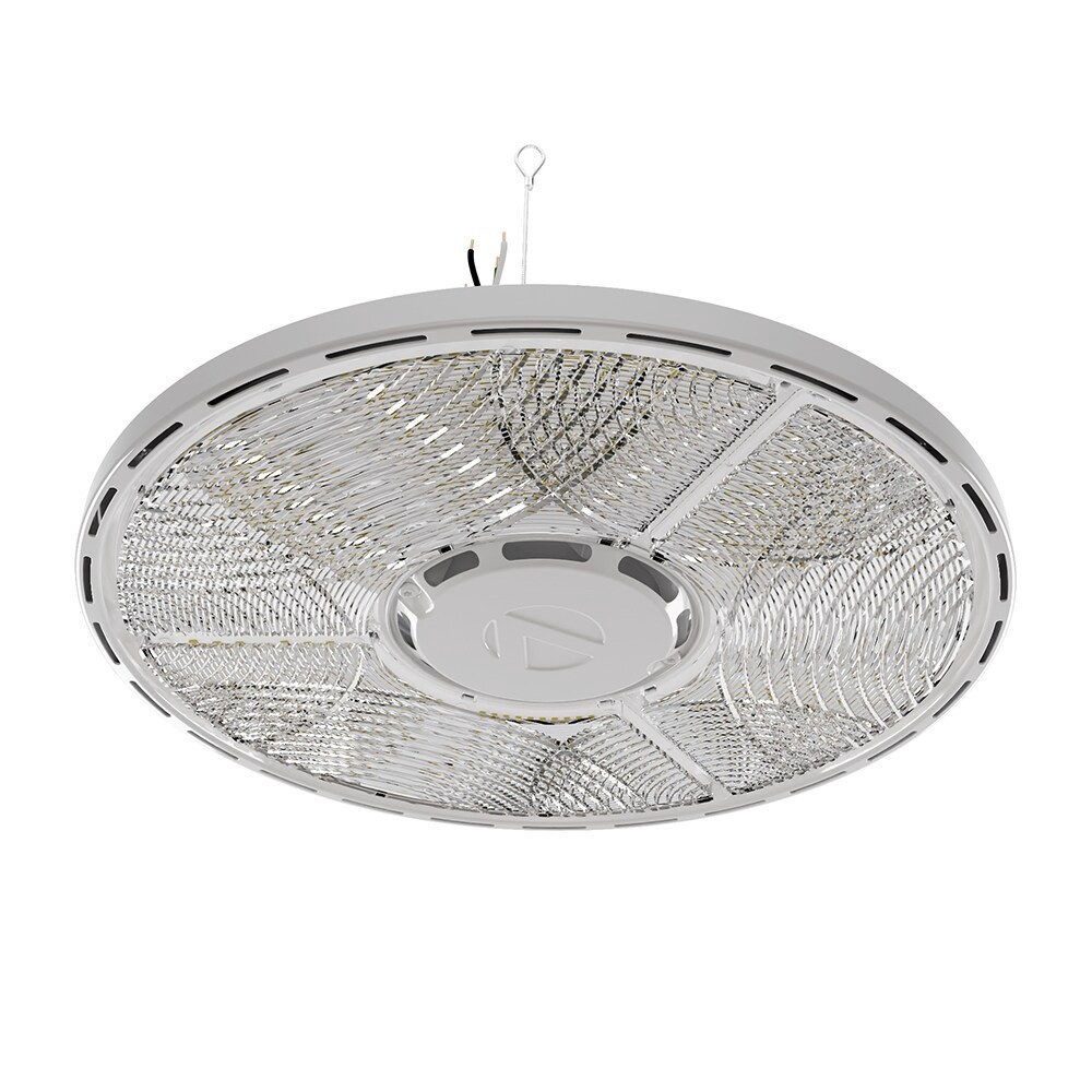 slide 5 of 6, Lithonia Lighting 15.14-in x 15.14-in 1 -Light 27000 -Lumen Adjustable Lumens 5000-K Switchable white LED High Bay Light, 1 ct