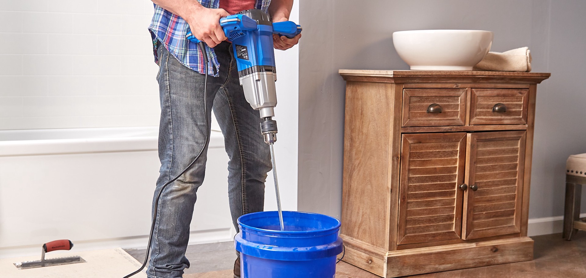 slide 2 of 6, Kobalt Mud mixer 1.9 -HP Concrete Mixers, 1 ct