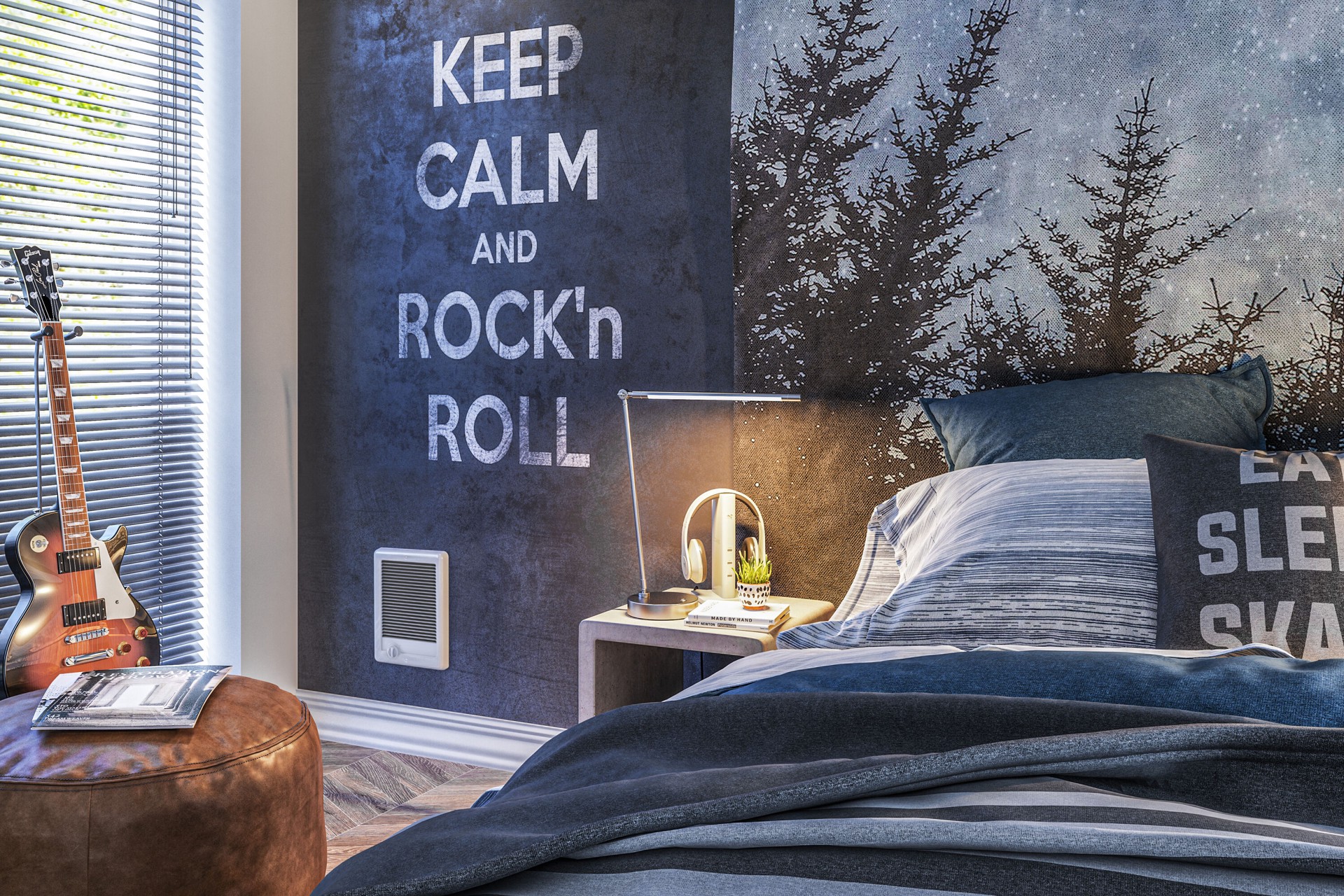 slide 5 of 6, Cadet Com-Pak Up to 2000-Watt 208/240 -Volt Heater fan Heater ( 4-in L x 12-in H Grille ), 1 ct