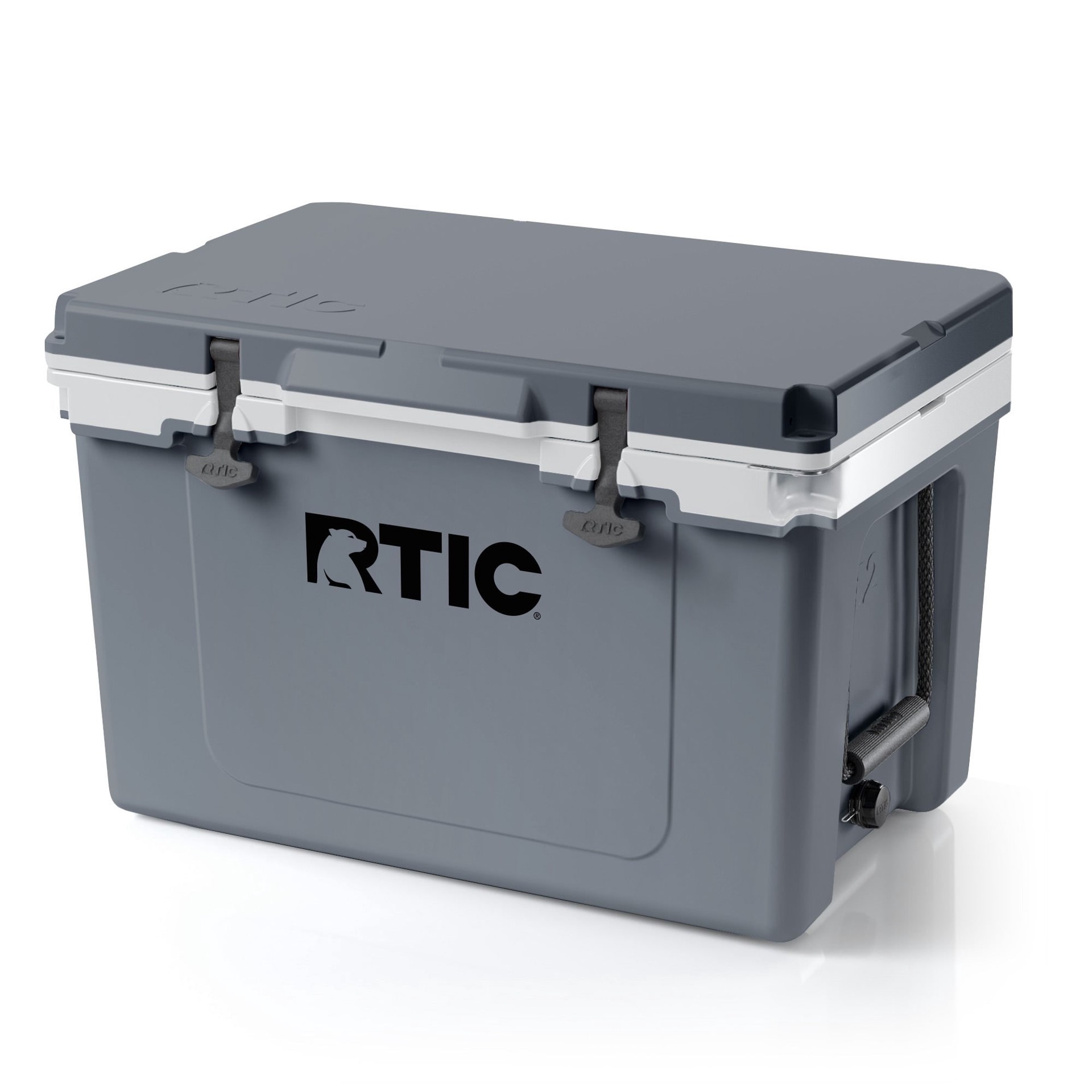 slide 6 of 6, RTIC Outdoors Ultra-Light Cooler Dark Grey / Cool Grey 52 Quart(s) Hard Insulated Chest cooler with Drainage Spout, 1 ct