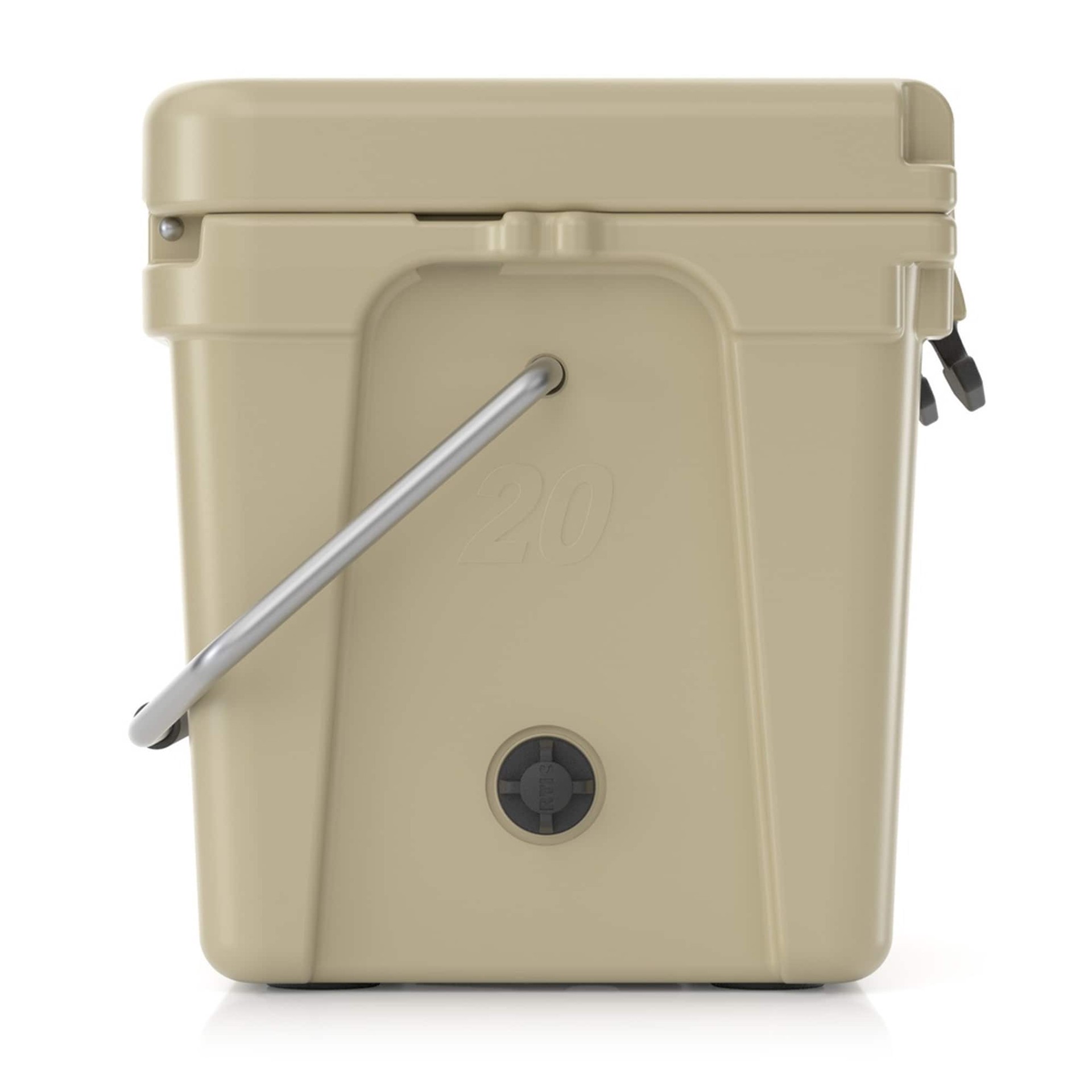 slide 4 of 6, RTIC Outdoors Ultra-Tough Tan 20-Quart Insulated Chest Cooler, 1 ct