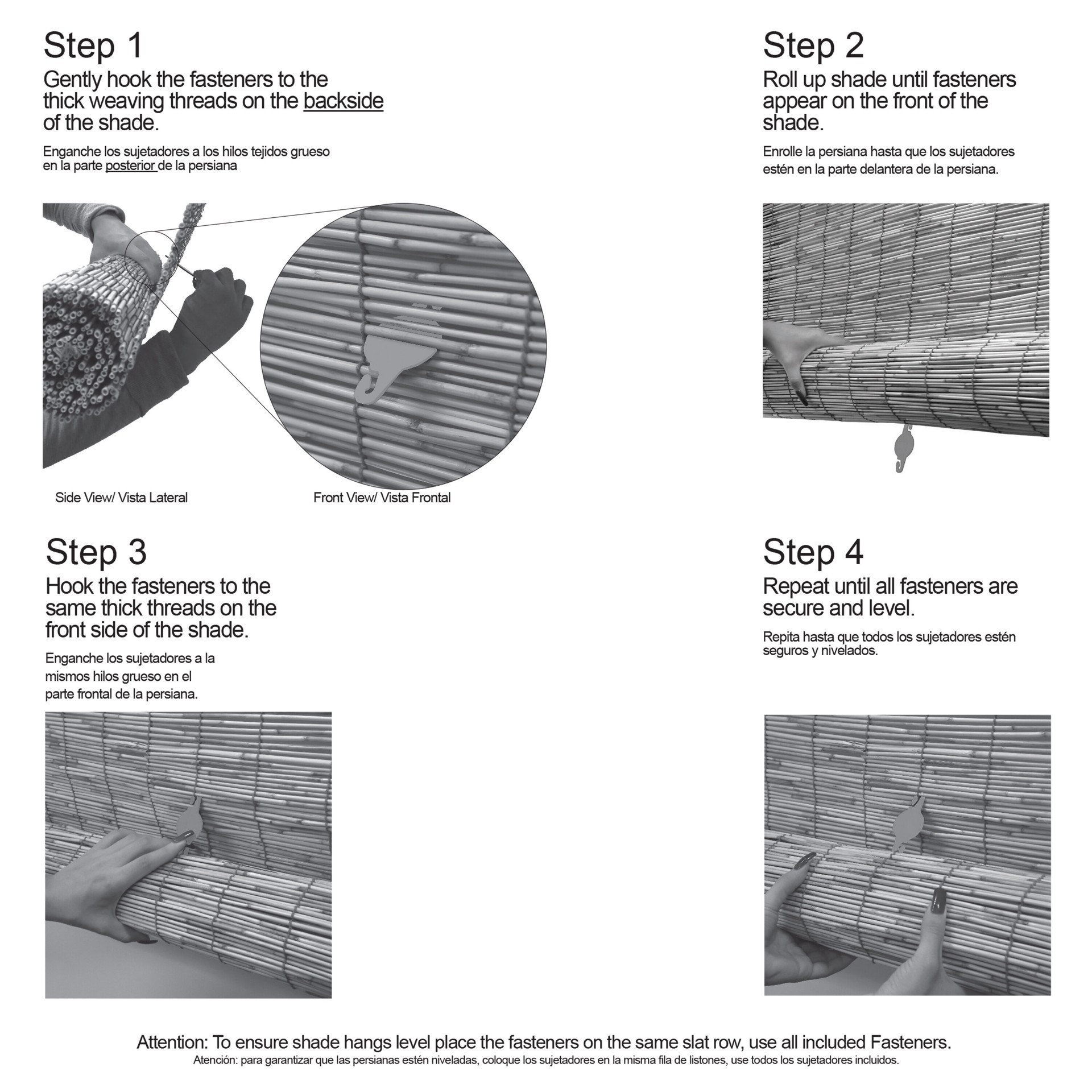 slide 3 of 6, Style Selections 48-in x 72-in Natural Light Filtering Cordless Indoor or outdoor Roller shade, 1 ct