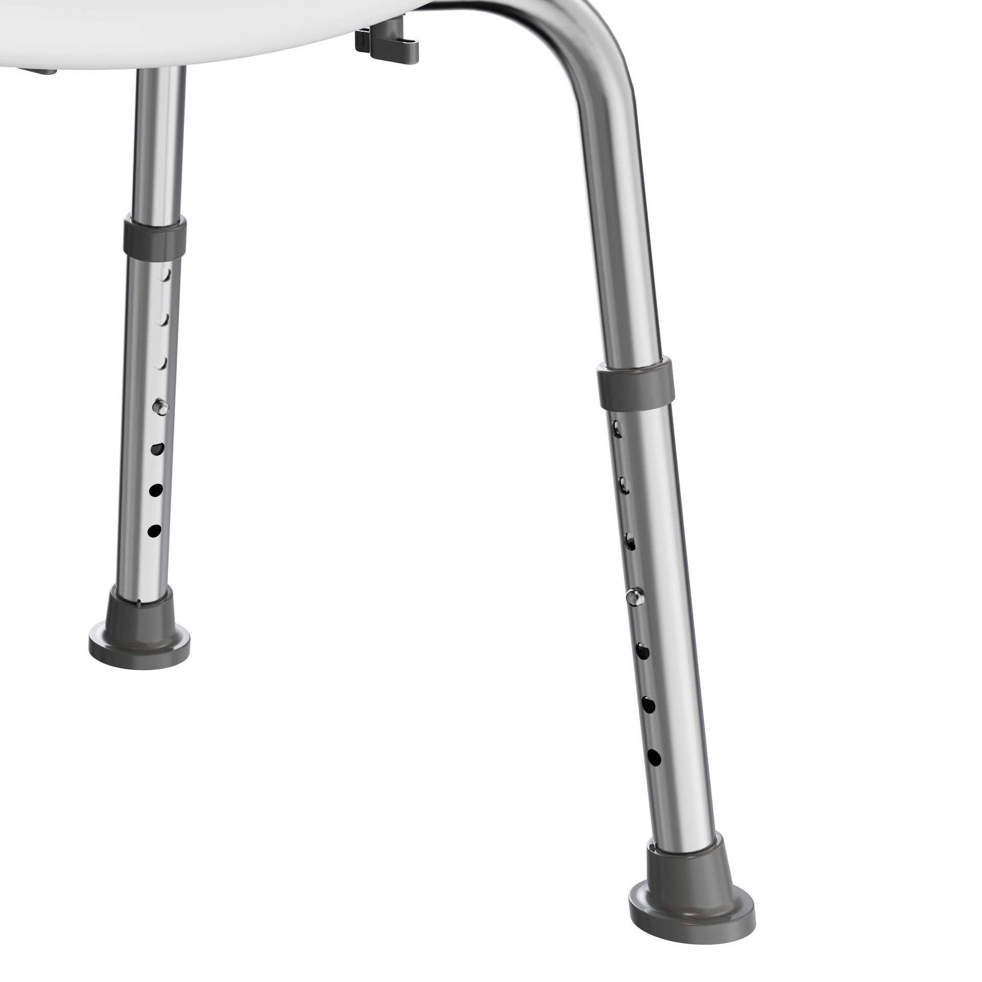 slide 3 of 6, Project Source White Shower and bath stool, 1 ct