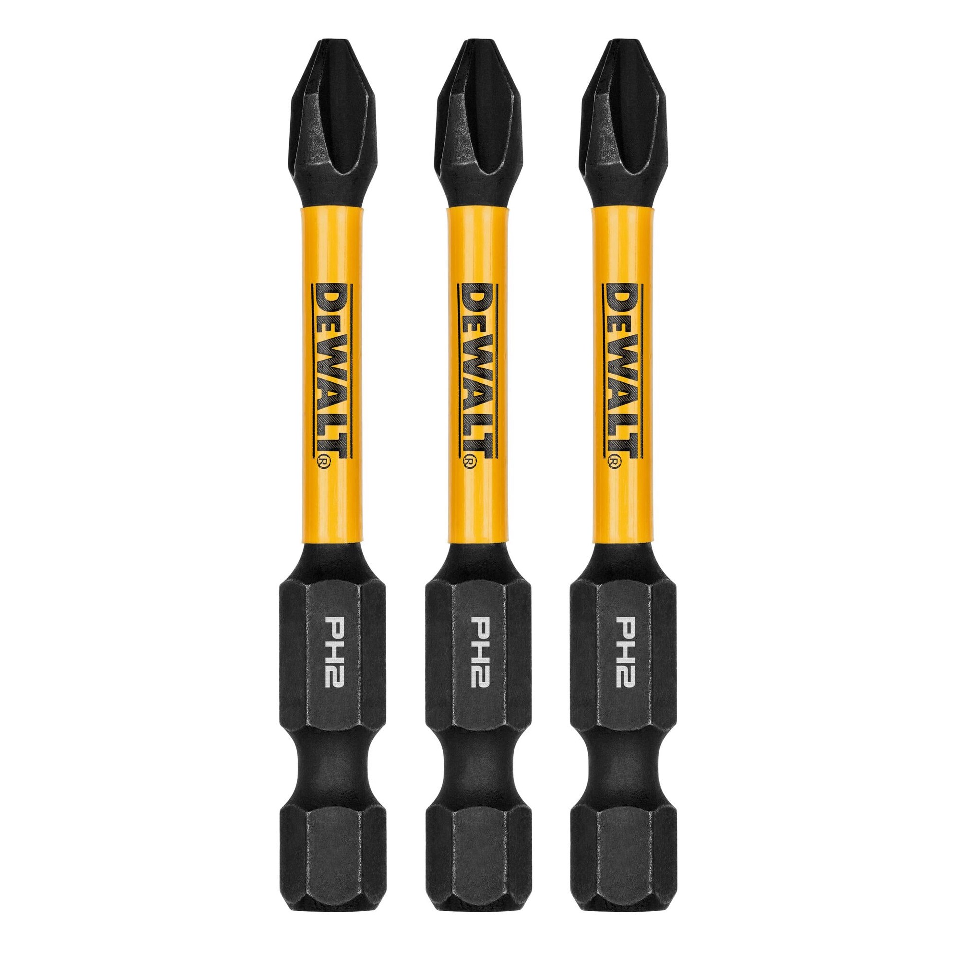 slide 4 of 6, DEWALT Flextorq 1/4-in x 2-in Phillips Impact Driver Bit 3 -Piece, 1 ct