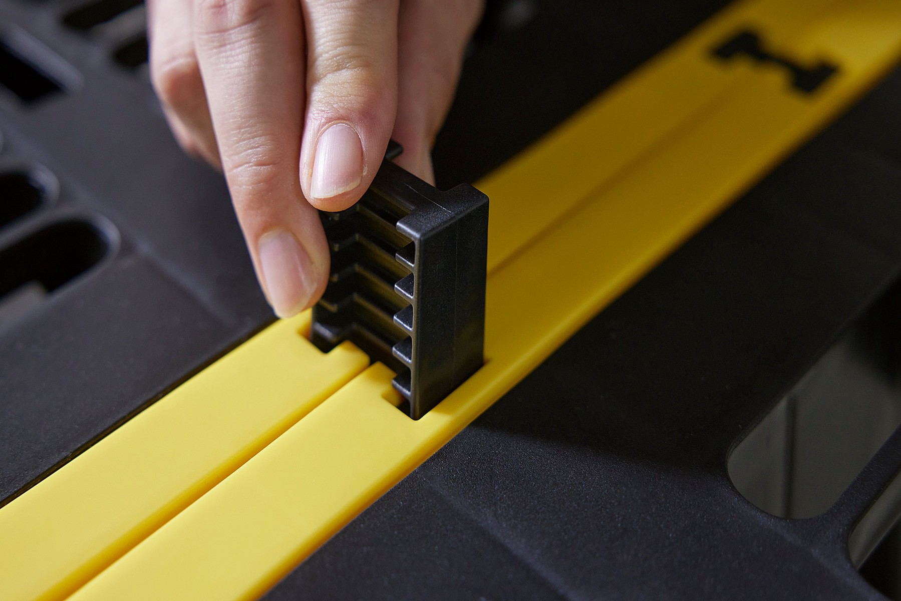 slide 6 of 6, Project Source Commander 5 -Tier Heavy Duty Black Plastic Utility shelving unit with Ventilated Shelves ( 24-in W x 20-in D x 72-in H ), 1 ct