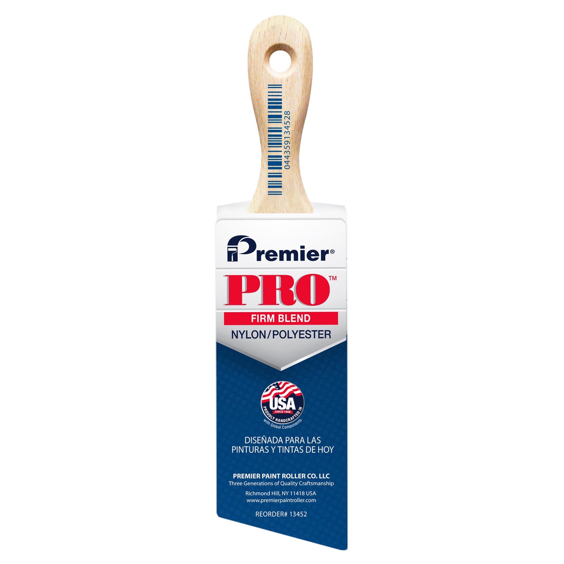 slide 3 of 4, Premier 2-in Reusable Nylon - polyester blend Angle Multipurpose brush, 1 ct