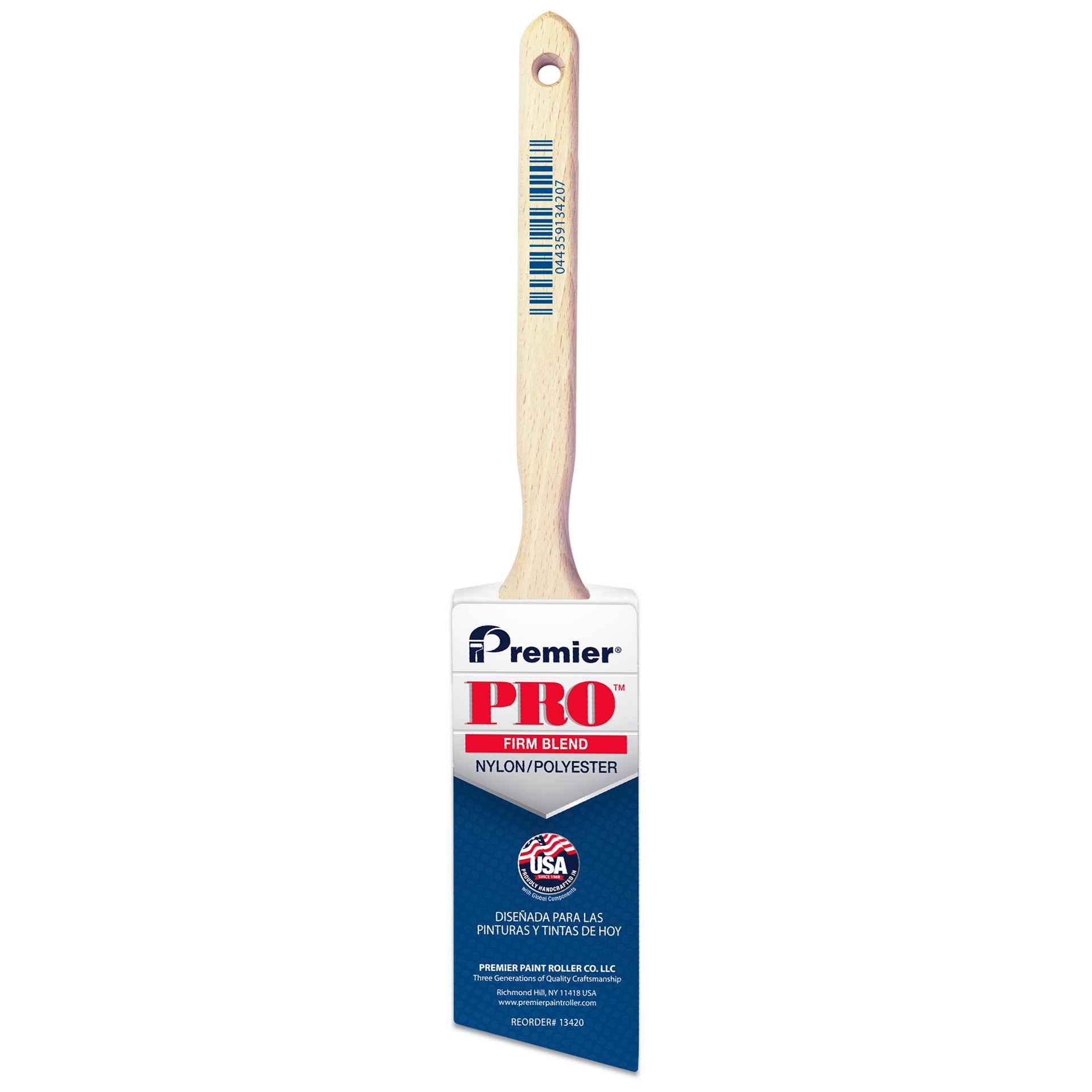 slide 3 of 4, Premier 2-in Reusable Nylon - polyester blend Angle Multipurpose brush, 1 ct