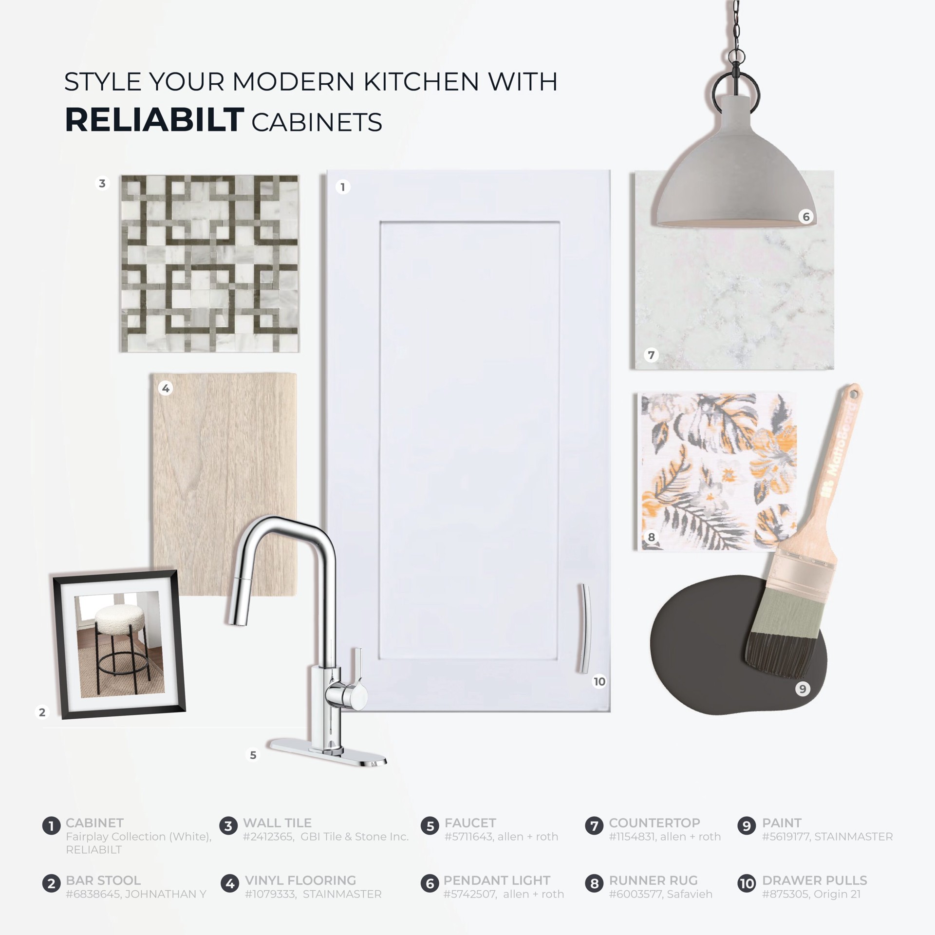 slide 3 of 6, RELIABILT Fairplay 18-in W x 30-in H x 12-in D White Wall Ready to assemble (RTA) Plywood Cabinet Recessed Panel Shaker, 1 ct