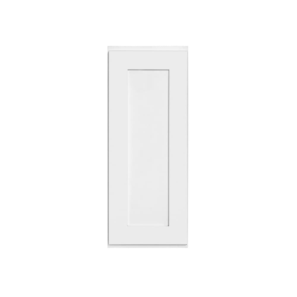 slide 1 of 6, RELIABILT Fairplay 12-in W x 30-in H x 12-in D White Wall Ready to assemble (RTA) Plywood Cabinet Recessed Panel Shaker, 1 ct