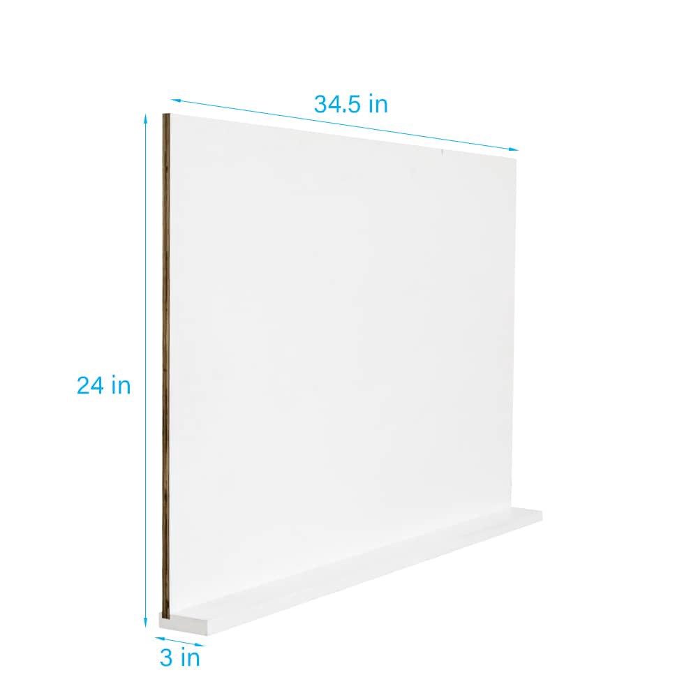 slide 3 of 6, RELIABILT Fairplay Cabinet End Panel 3-in W x 34.5-in H x 24-in D White Painted (Base Cabinet End Panel), 1 ct