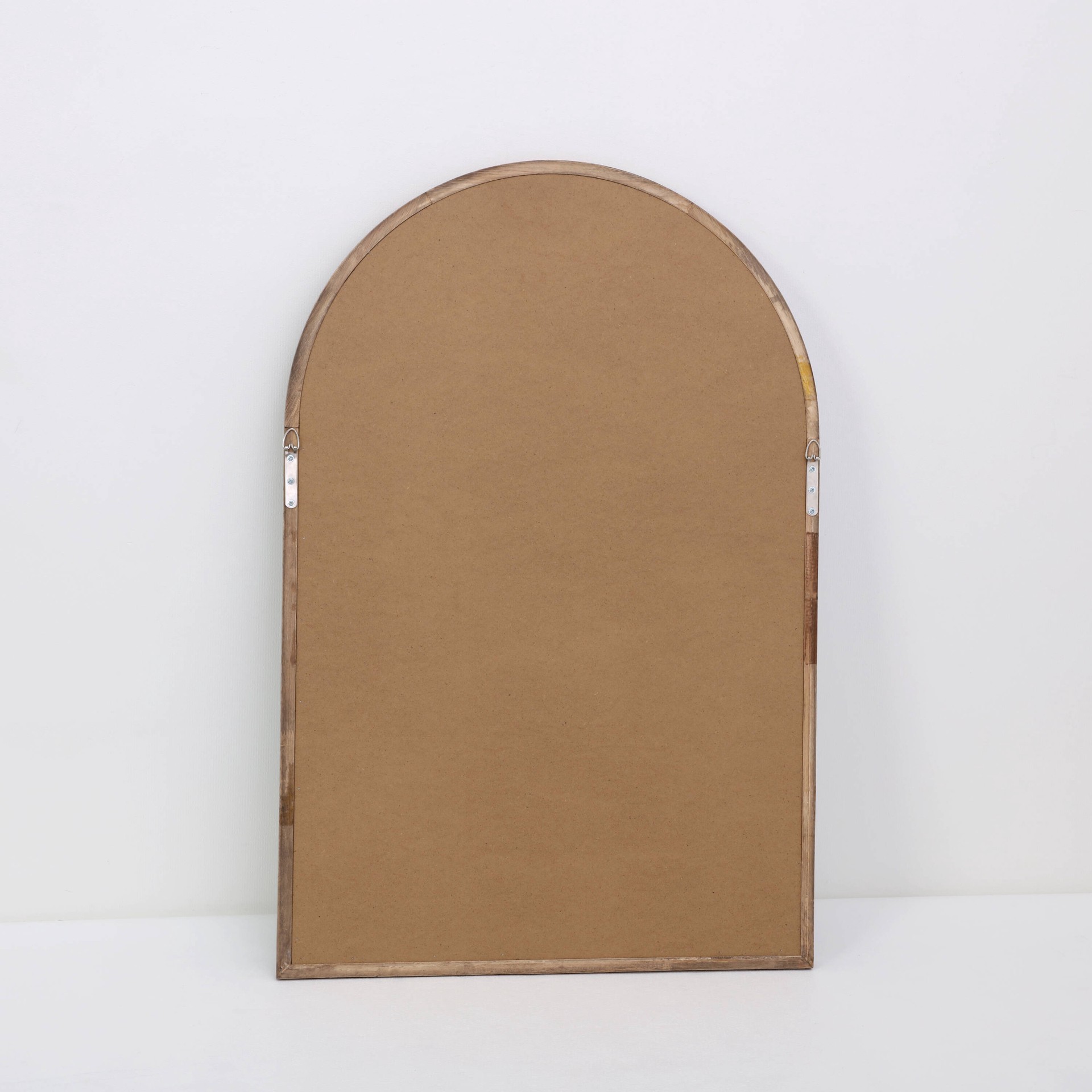 slide 6 of 6, Origin 21 24-in W x 36.0-in H Arch Warm walnut Polished Wall Mirror, 1 ct