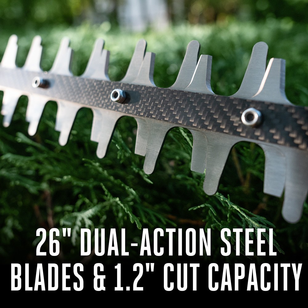 slide 3 of 6, EGO POWER+ 56-volt 26-in Battery Hedge Trimmer, 1 ct