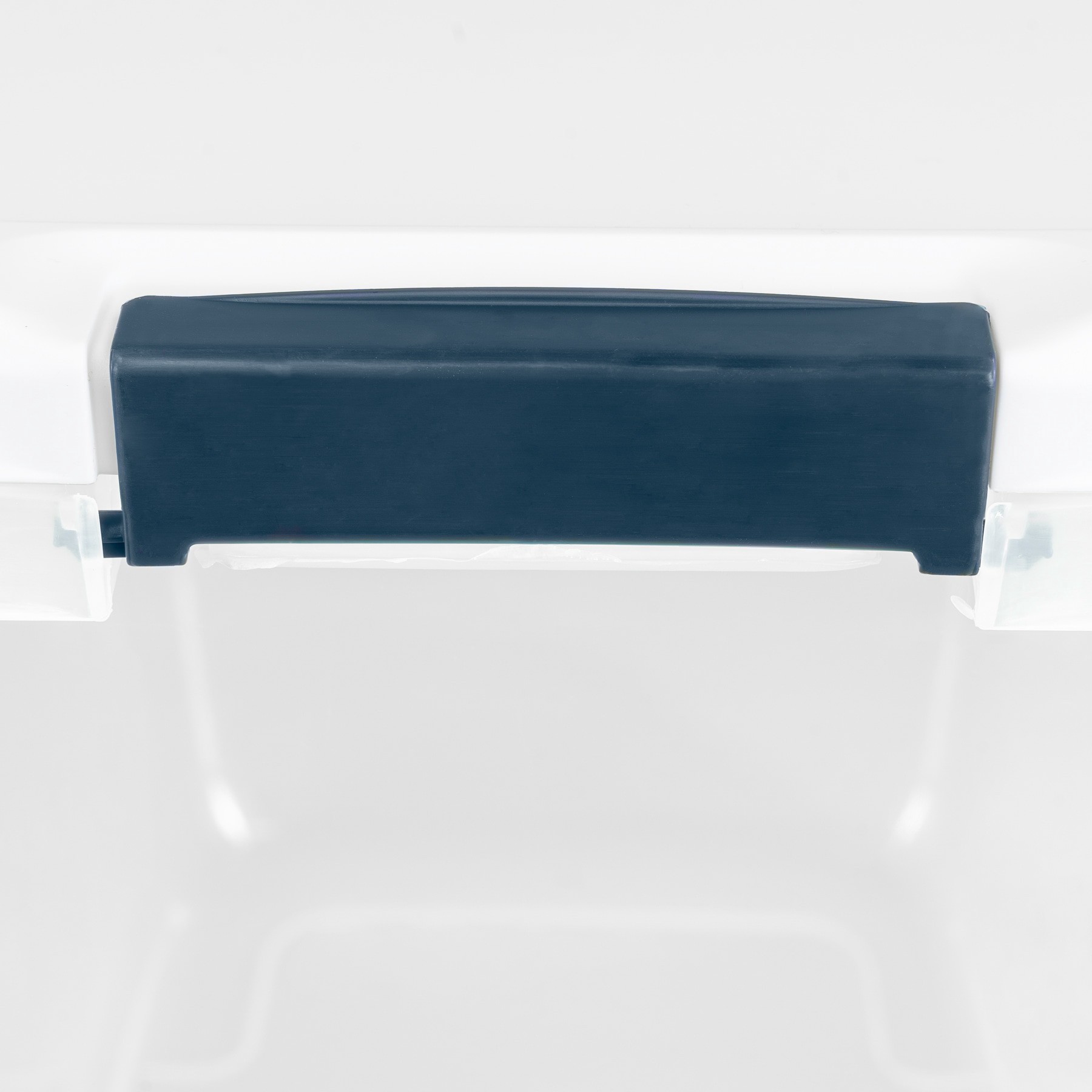 slide 4 of 6, Project Source Small 1.625 -Gallons ( 6.5 -Quarts ) Clear/White Stackable Tote with Latching Lid, 1 ct