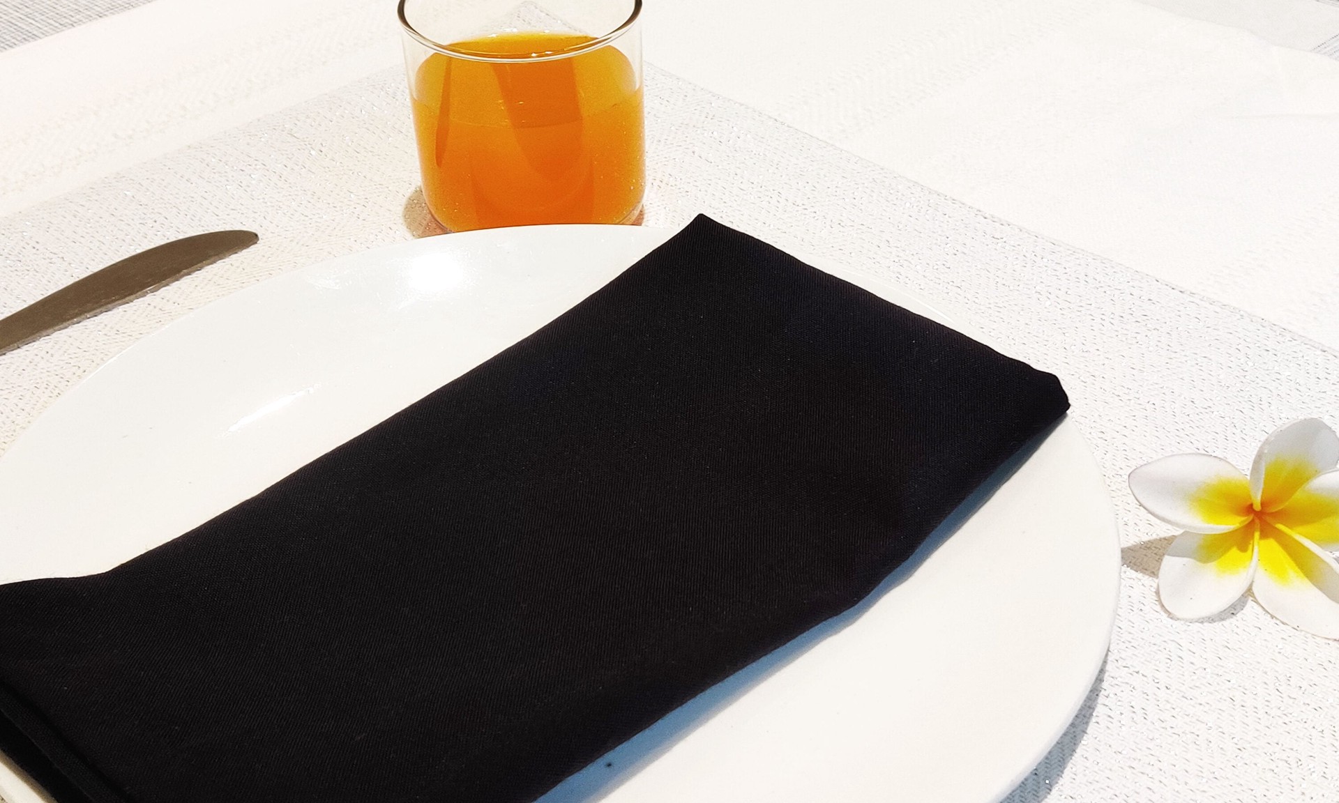 slide 3 of 4, allen + roth 4 -Pack Square Napkin(s), 1 ct