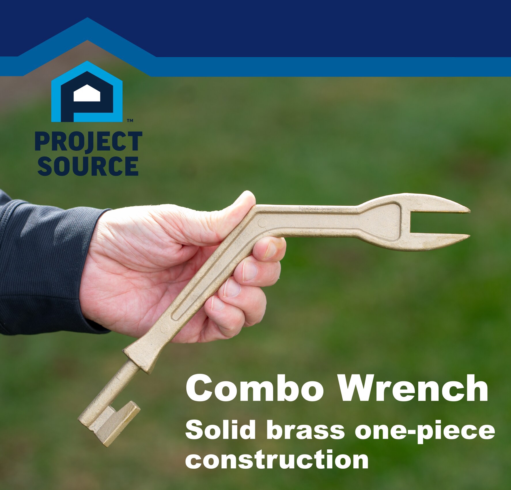 slide 3 of 5, Project Source Combo wrench 11.54 x 1.38 x 0.38 Wrench, 1 ct