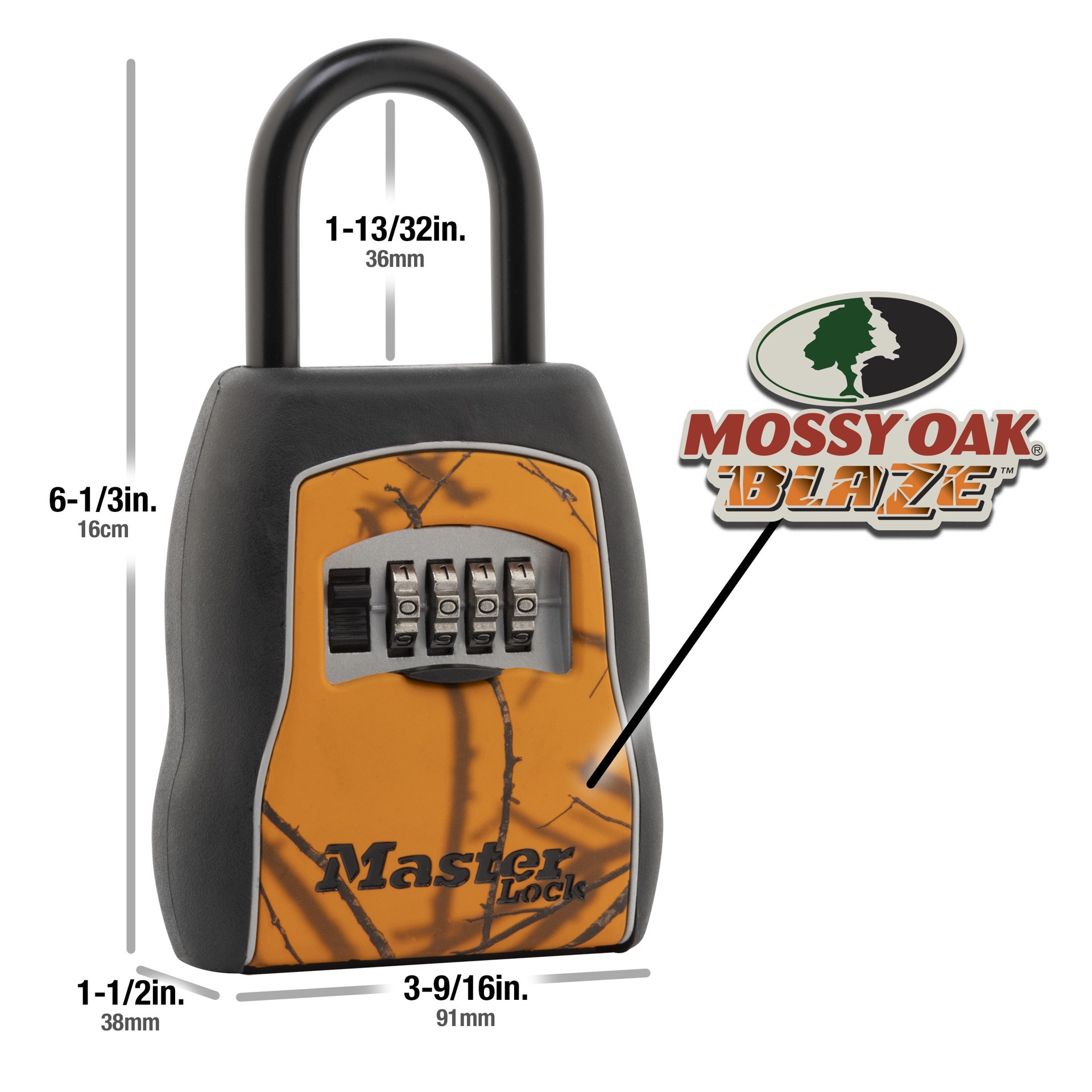 slide 2 of 6, Master Lock Combination Lock Box, 1 ct