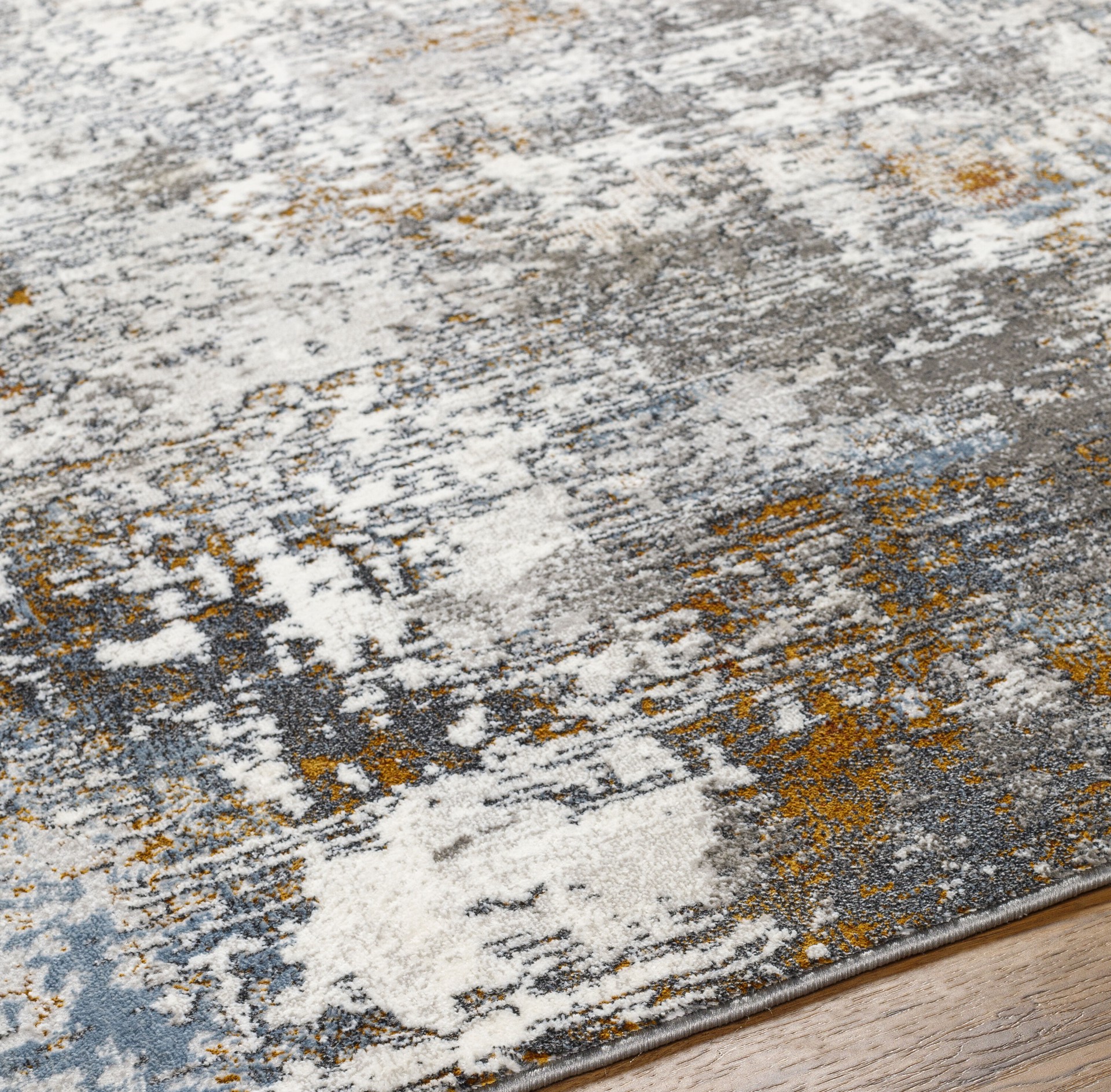 slide 4 of 6, Origin 21 with STAINMASTER Multi Modern 2 x 8 (ft) Loomed Polyester Multi Rectangular Indoor Abstract Mid-Century Modern Spot Clean Only Pet Friendly Runner rug, 1 ct