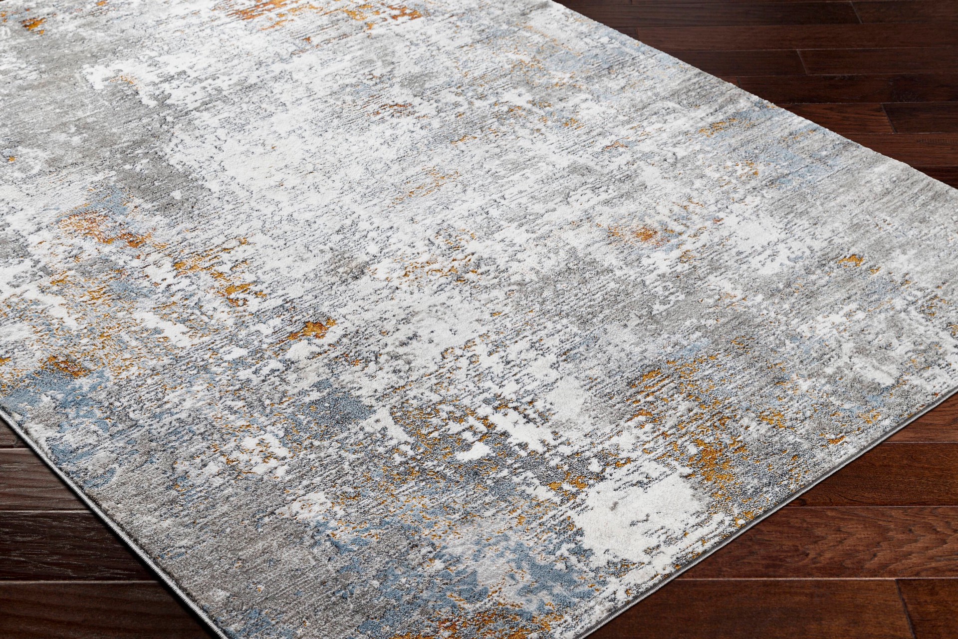 slide 6 of 6, Origin 21 with STAINMASTER Multi Modern 5 x 8 (ft) Loomed Polyester Multi Rectangular Indoor Abstract Mid-Century Modern Spot Clean Only Pet Friendly Area rug, 1 ct