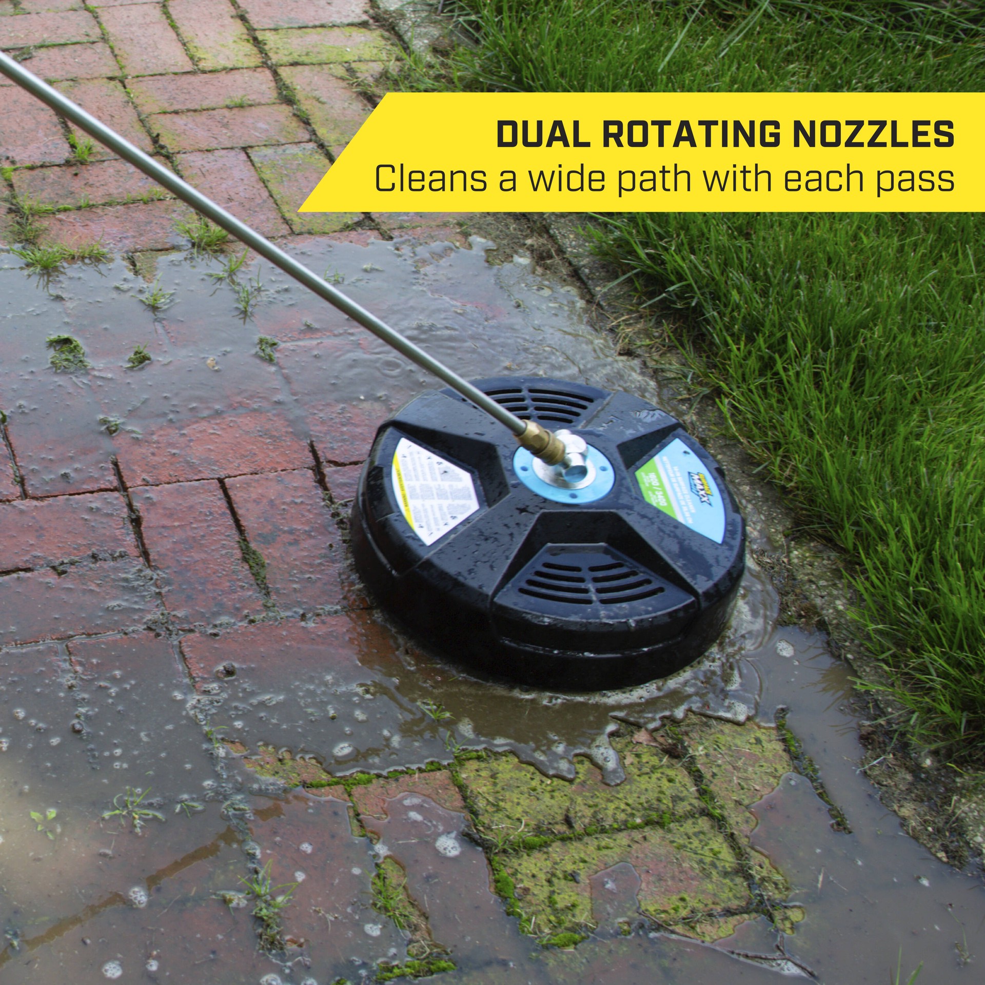 slide 4 of 6, SurfaceMaxx 14-in up to 3400-PSI Rotating surface cleaner for Gas and electric pressure washers, 1 ct