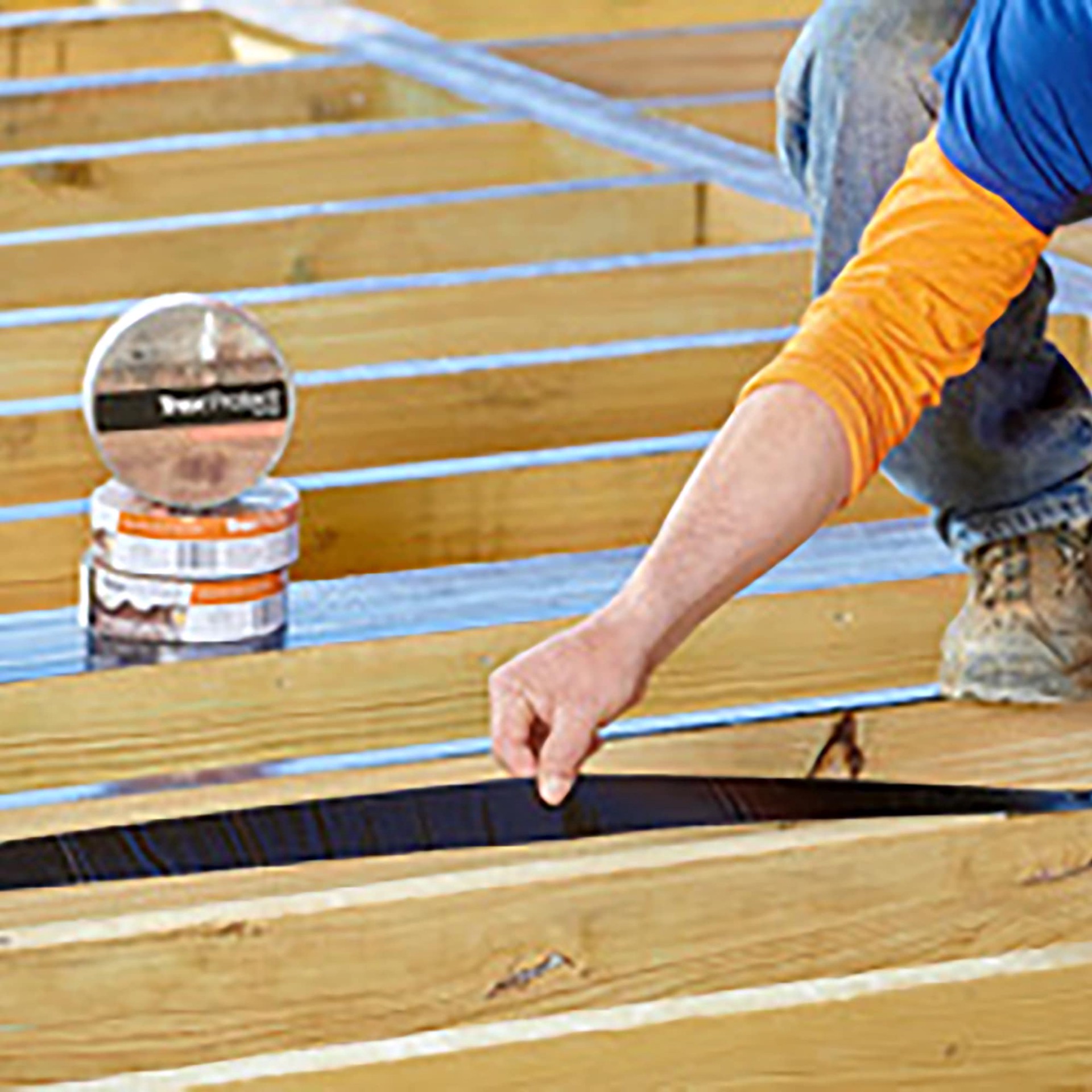 slide 2 of 6, Trex Protect Joist 1.63-in x 50-ft Butyl Deck Tape, 1 ct