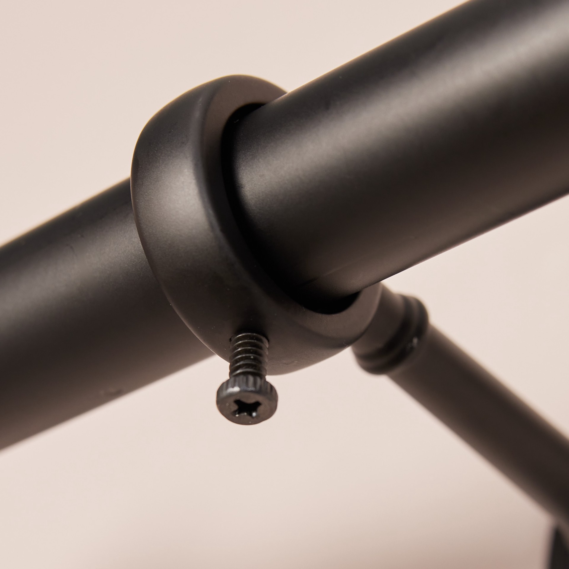 slide 3 of 6, allen + roth 2 -Pack Matte Black Zinc Single curtain rod bracket, 1 ct