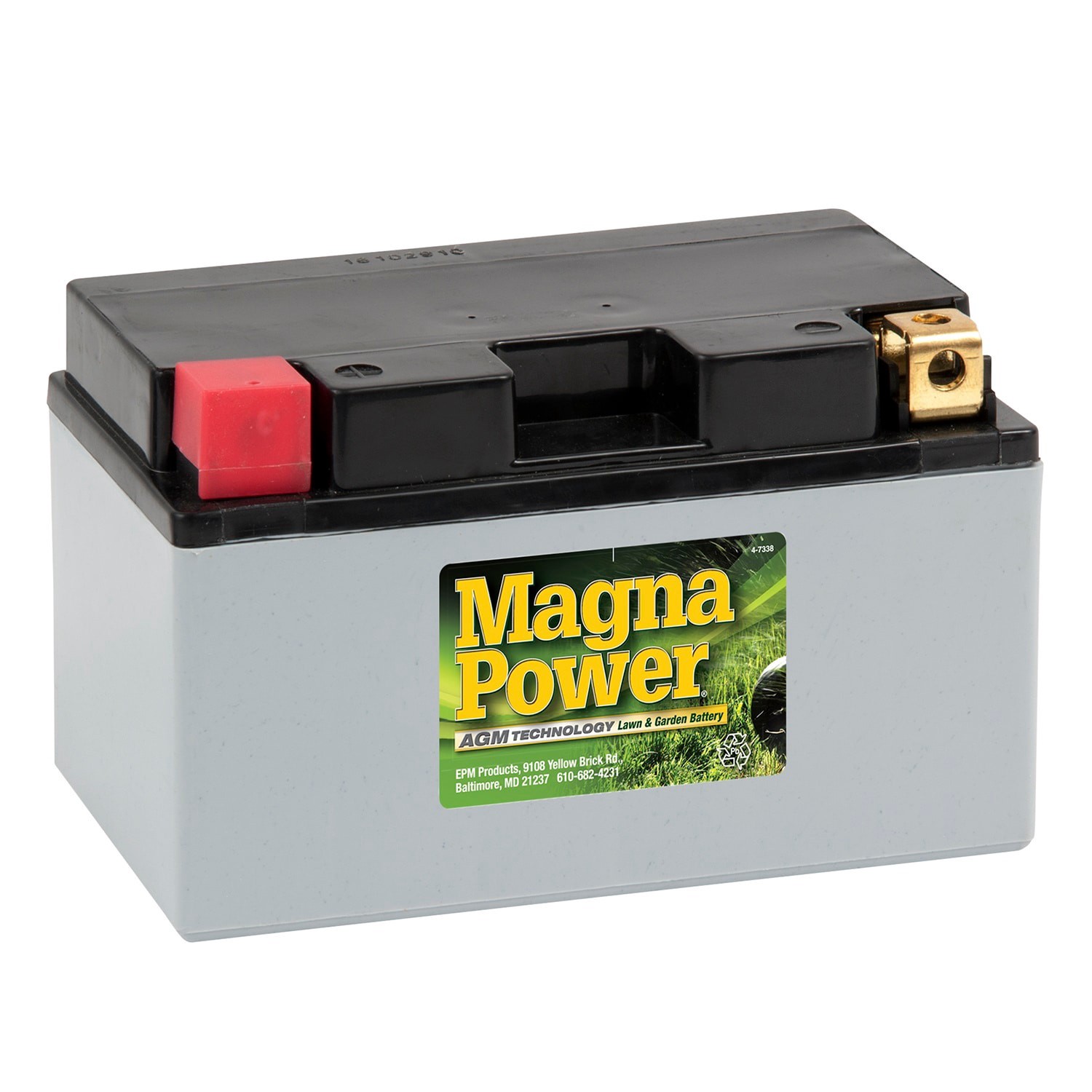slide 1 of 1, Magna Power 12-Volt 135-Amp CCA Mower Battery, 1 ct