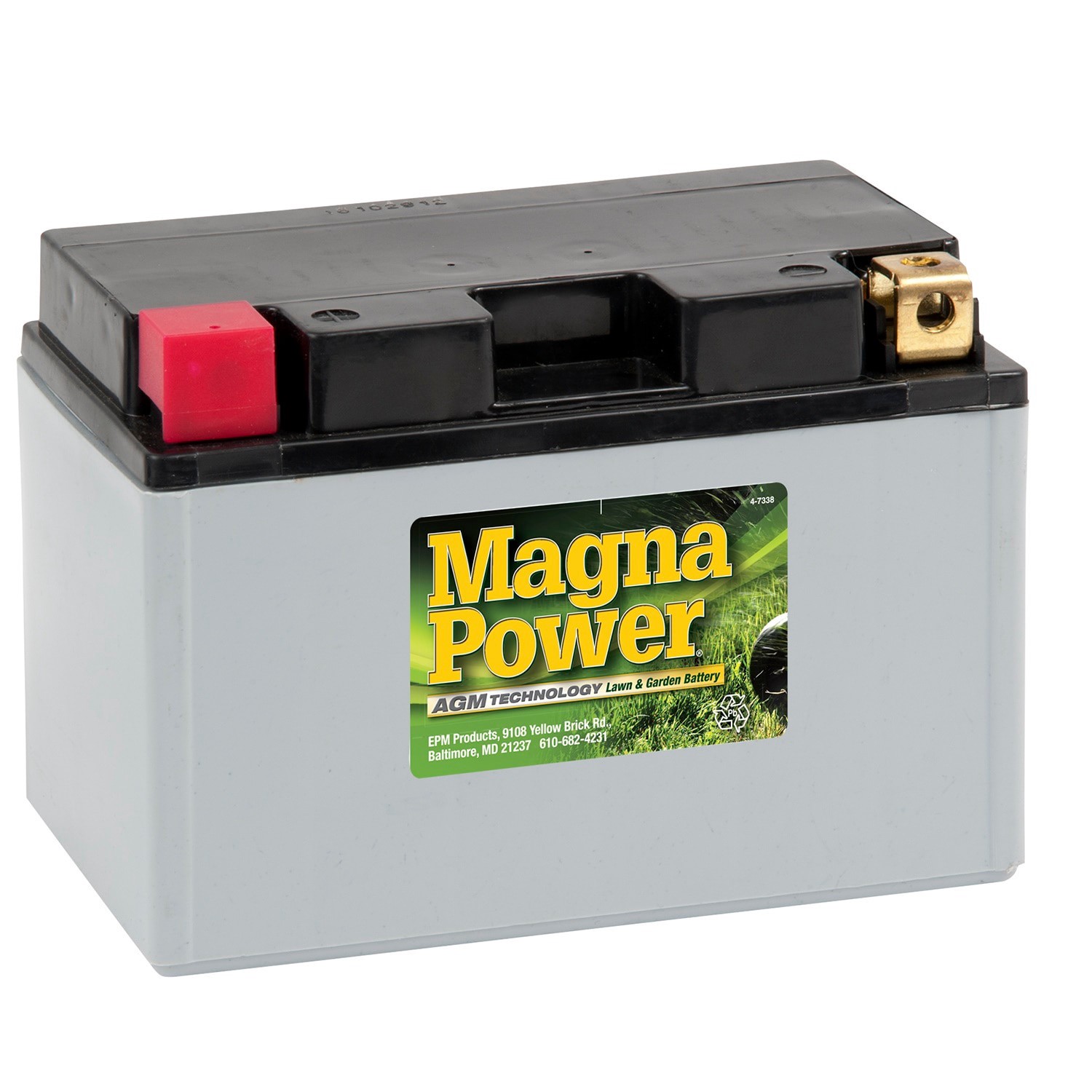 slide 1 of 1, Magna Power 12-Volt 210-Amp CCA Mower Battery, 1 ct