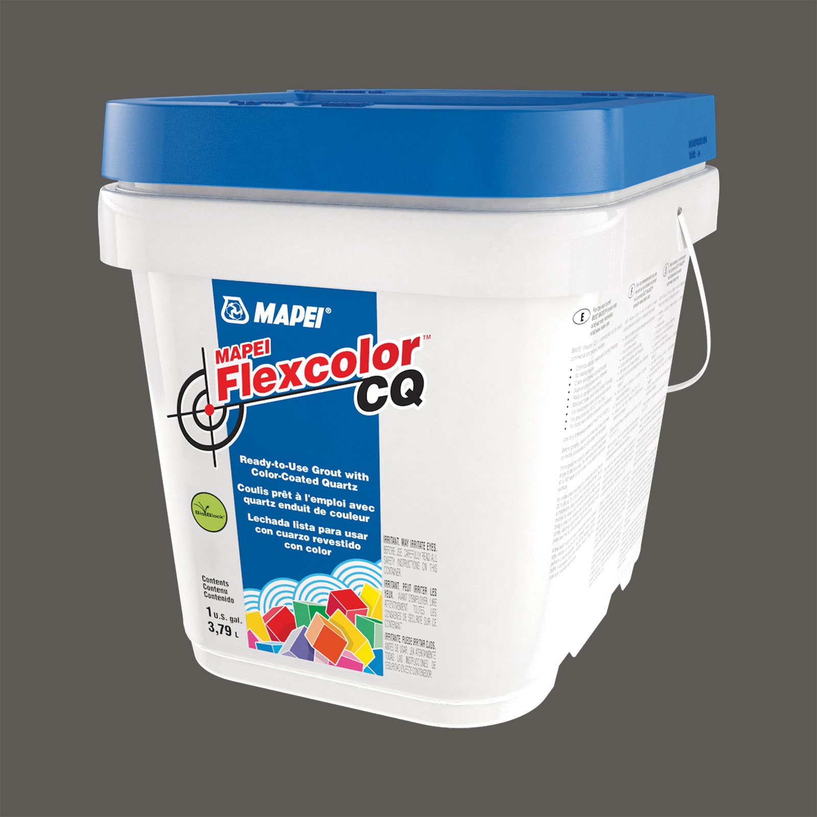 slide 1 of 6, MAPEI Flexcolor CQ Charcoal #5047 Sanded Acrylic Premix Grout (1-Gallon), 1 ct