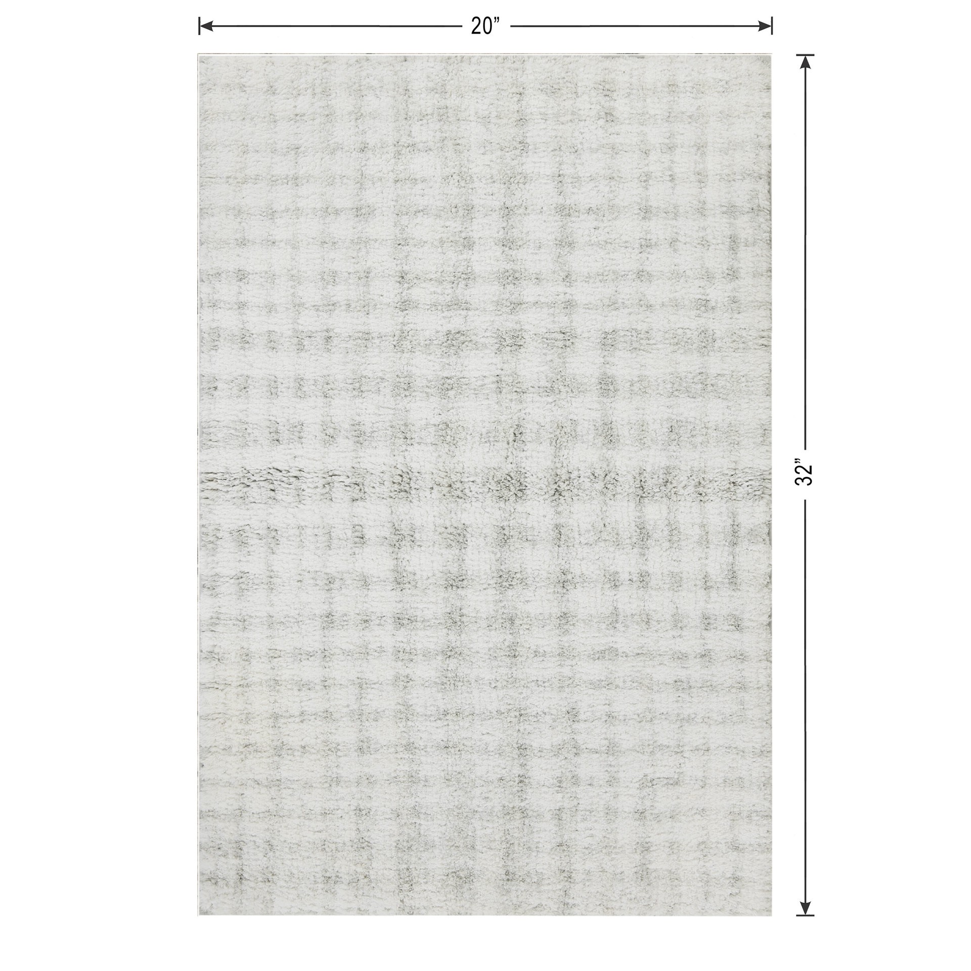 slide 5 of 6, allen + roth 20-in x 32-in Dark Gray Cotton Bath mat, 1 ct