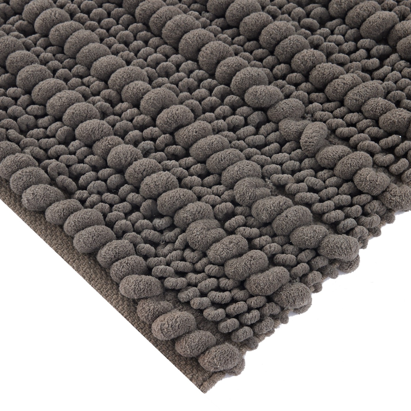 slide 3 of 5, allen + roth 20-in x 32-in Dark Gray Polyester Bath mat, 1 ct