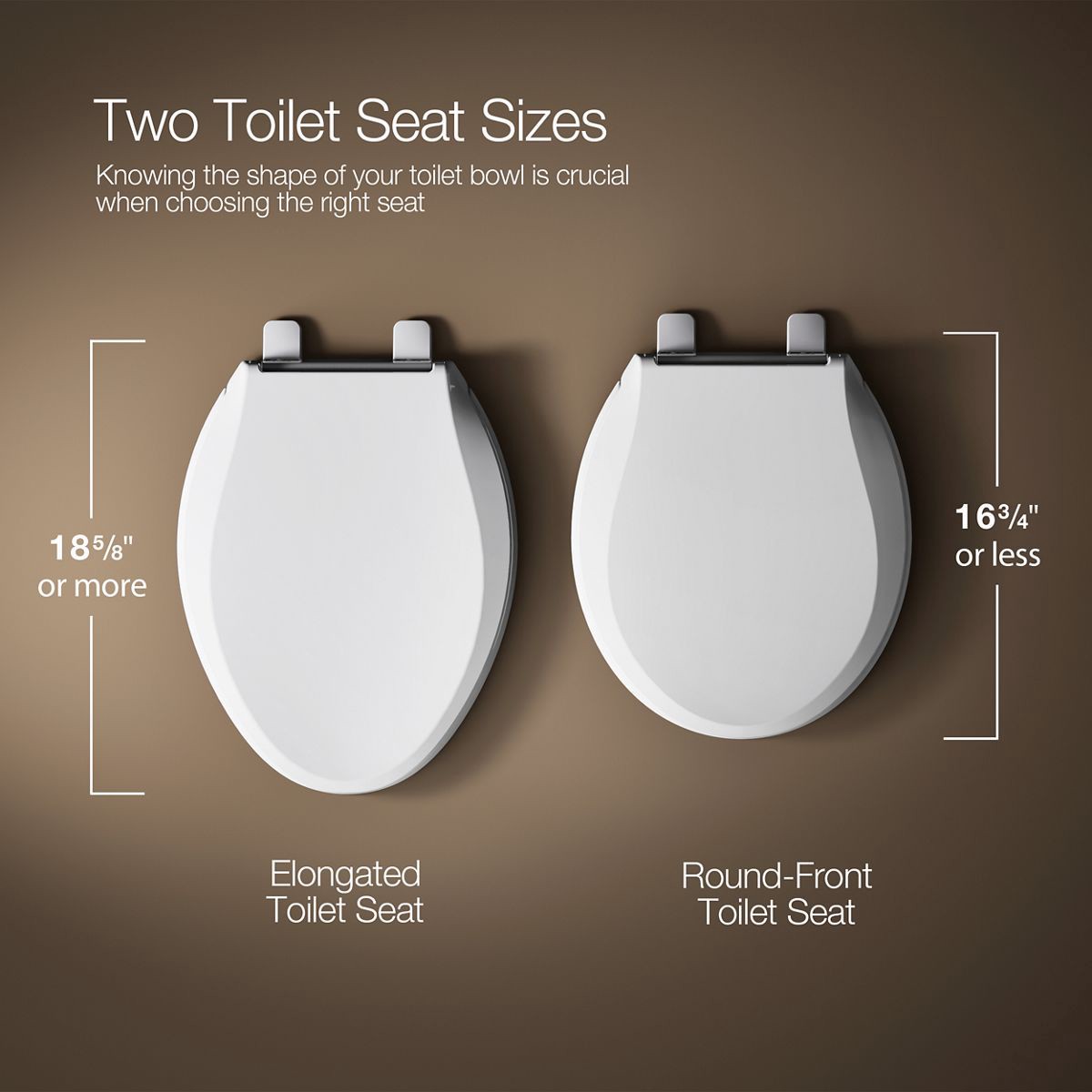 slide 4 of 6, KOHLER Figure Plastic White Elongated Soft Close Toilet Seat, 1 ct