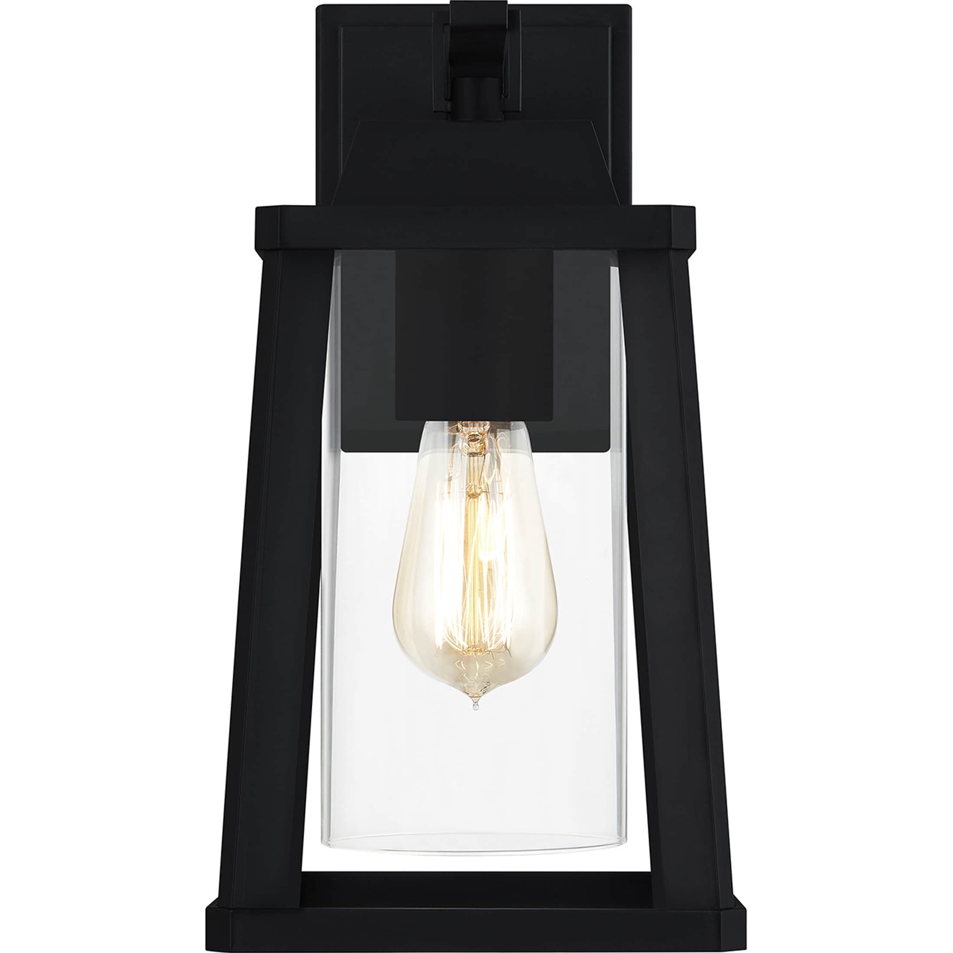 slide 3 of 6, Quoizel Amsted 1 -Light 13.13-in H Matte Black Hardwired Outdoor Wall Light, 1 ct