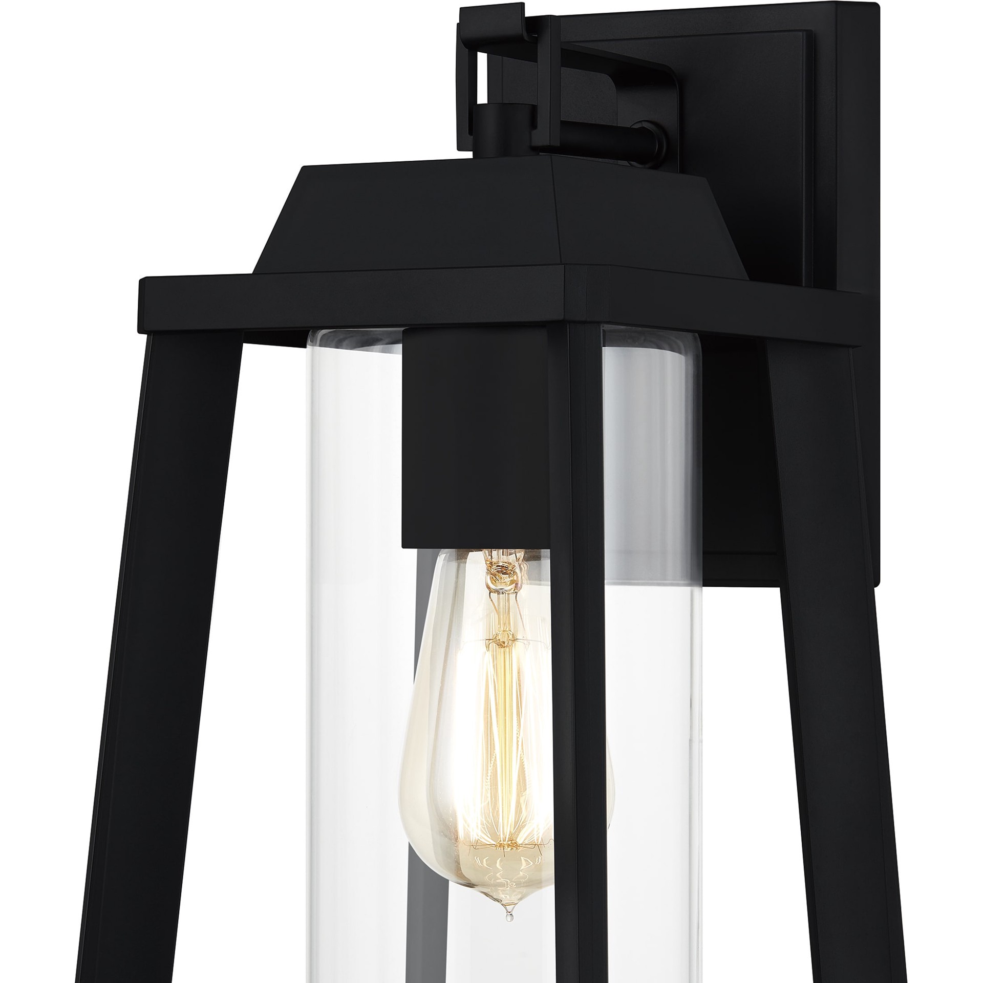 slide 5 of 6, Quoizel Amsted 1 -Light 13.13-in H Matte Black Hardwired Outdoor Wall Light, 1 ct