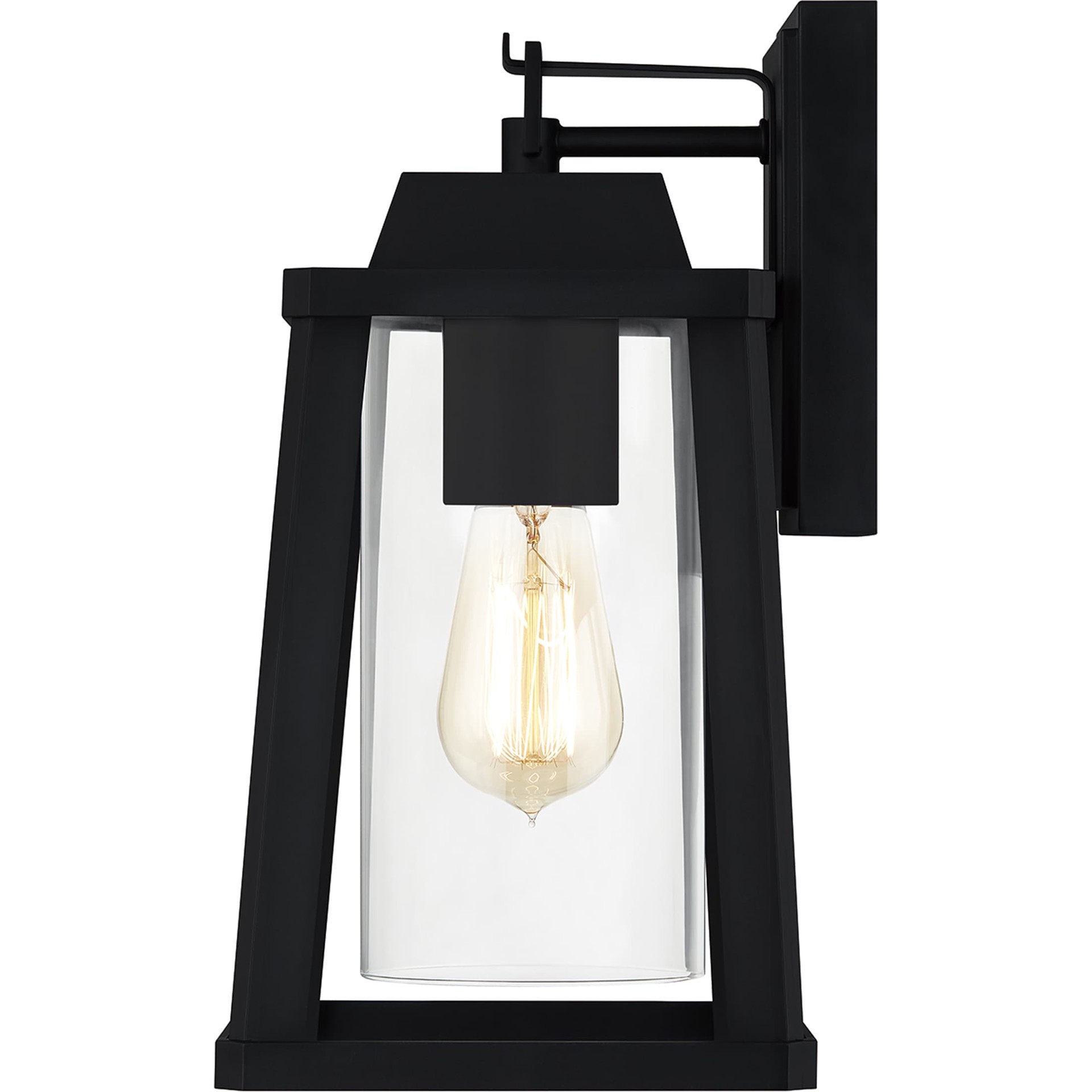 slide 6 of 6, Quoizel Amsted 1 -Light 13.13-in H Matte Black Hardwired Outdoor Wall Light, 1 ct