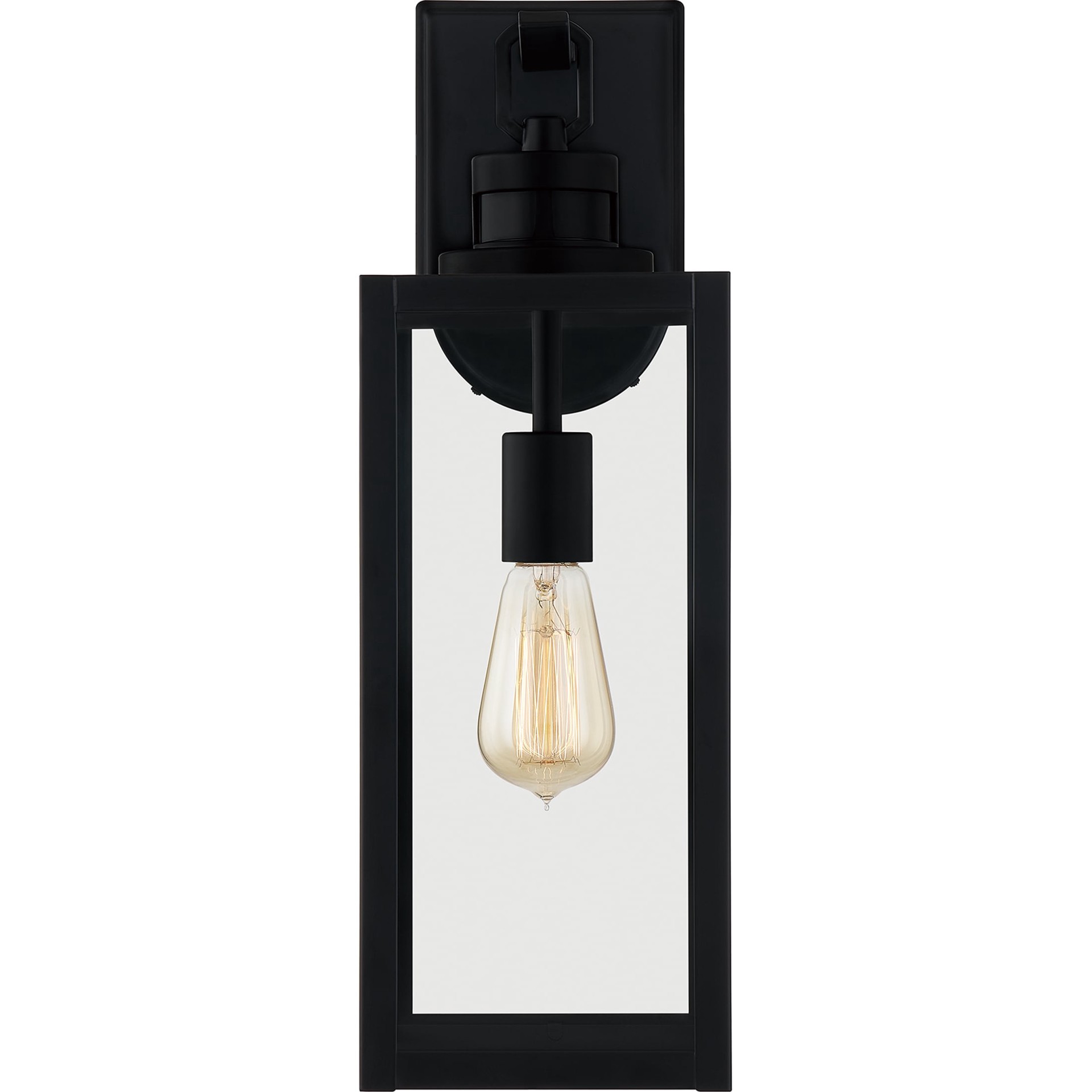 slide 4 of 6, Quoizel Breitling 1 -Light 18-in H Matte Black Hardwired Motion Sensor Dusk to Dawn Outdoor Wall Light, 1 ct