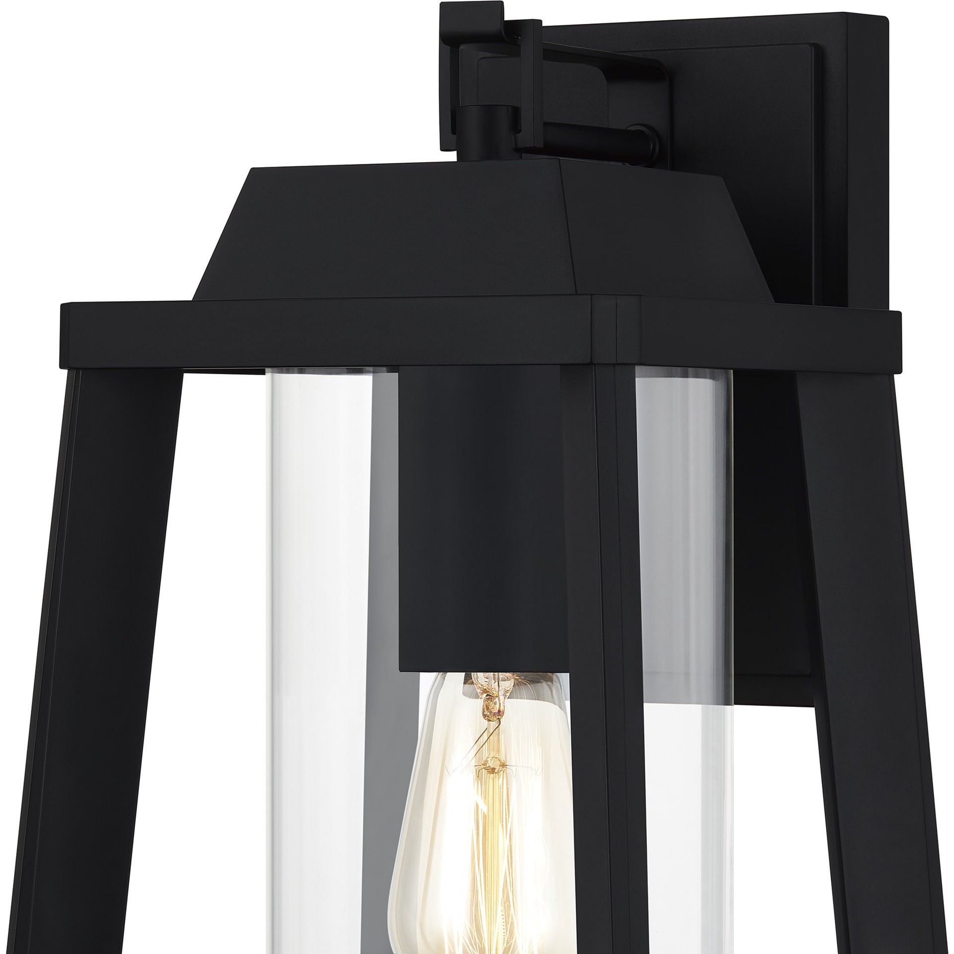 slide 5 of 6, Quoizel Amsted 1 -Light 15.38-in H Matte Black Hardwired Outdoor Wall Light, 1 ct