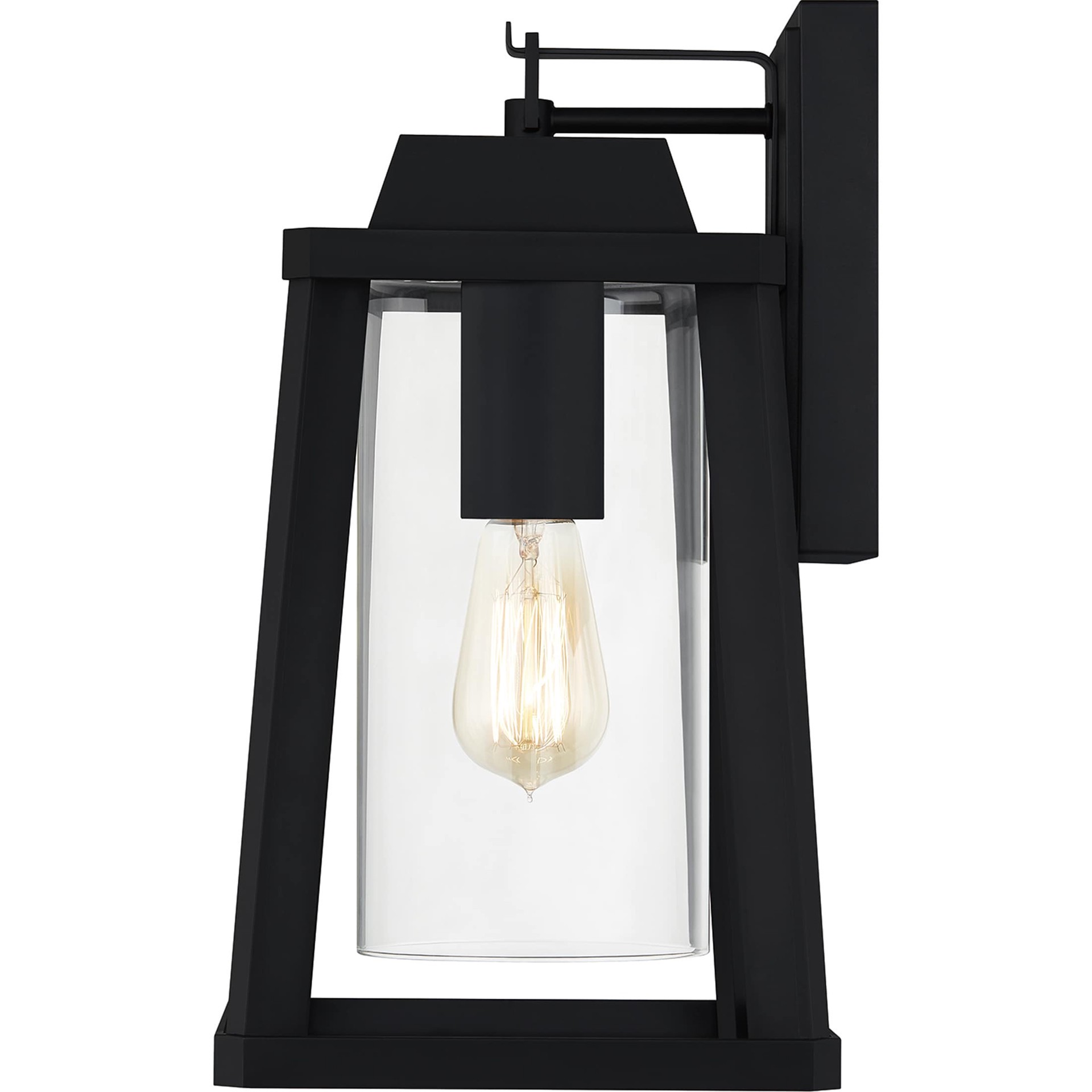 slide 6 of 6, Quoizel Amsted 1 -Light 15.38-in H Matte Black Hardwired Outdoor Wall Light, 1 ct