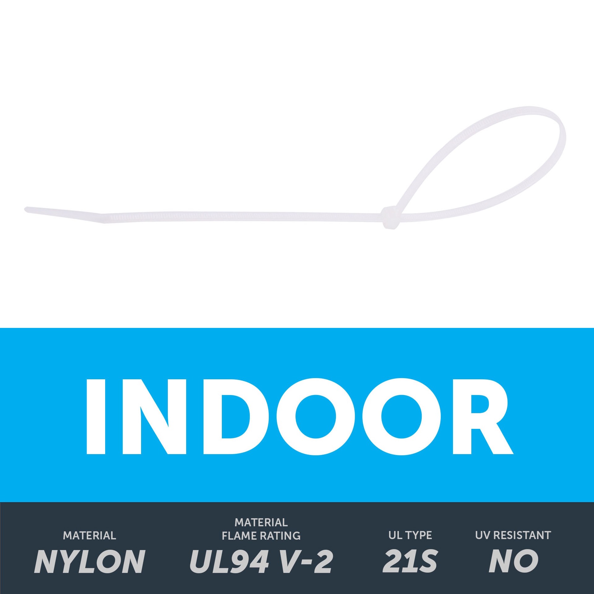 slide 3 of 6, Utilitech 14-in 75.0-lb Tensile Strength Nylon Zip ties Off-white 500 -Pack, 1 ct